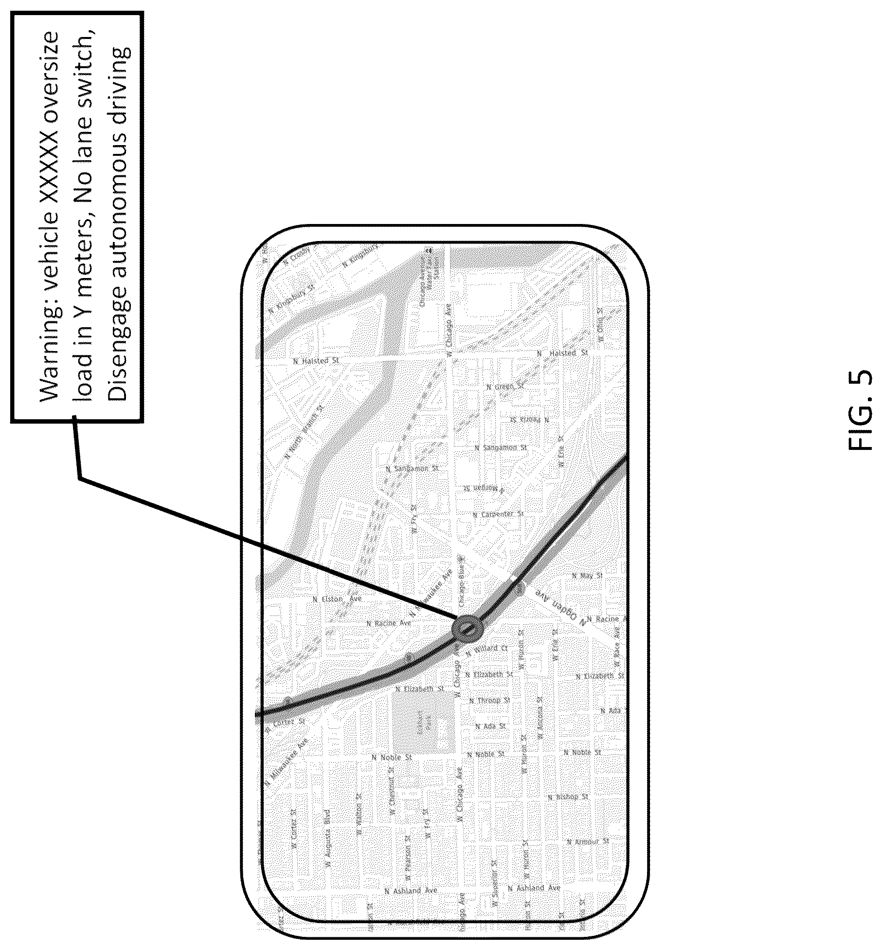 Patent US12322289 Figure 5 – Method and system of special vehicle notification in HD map to improve AV driving safety