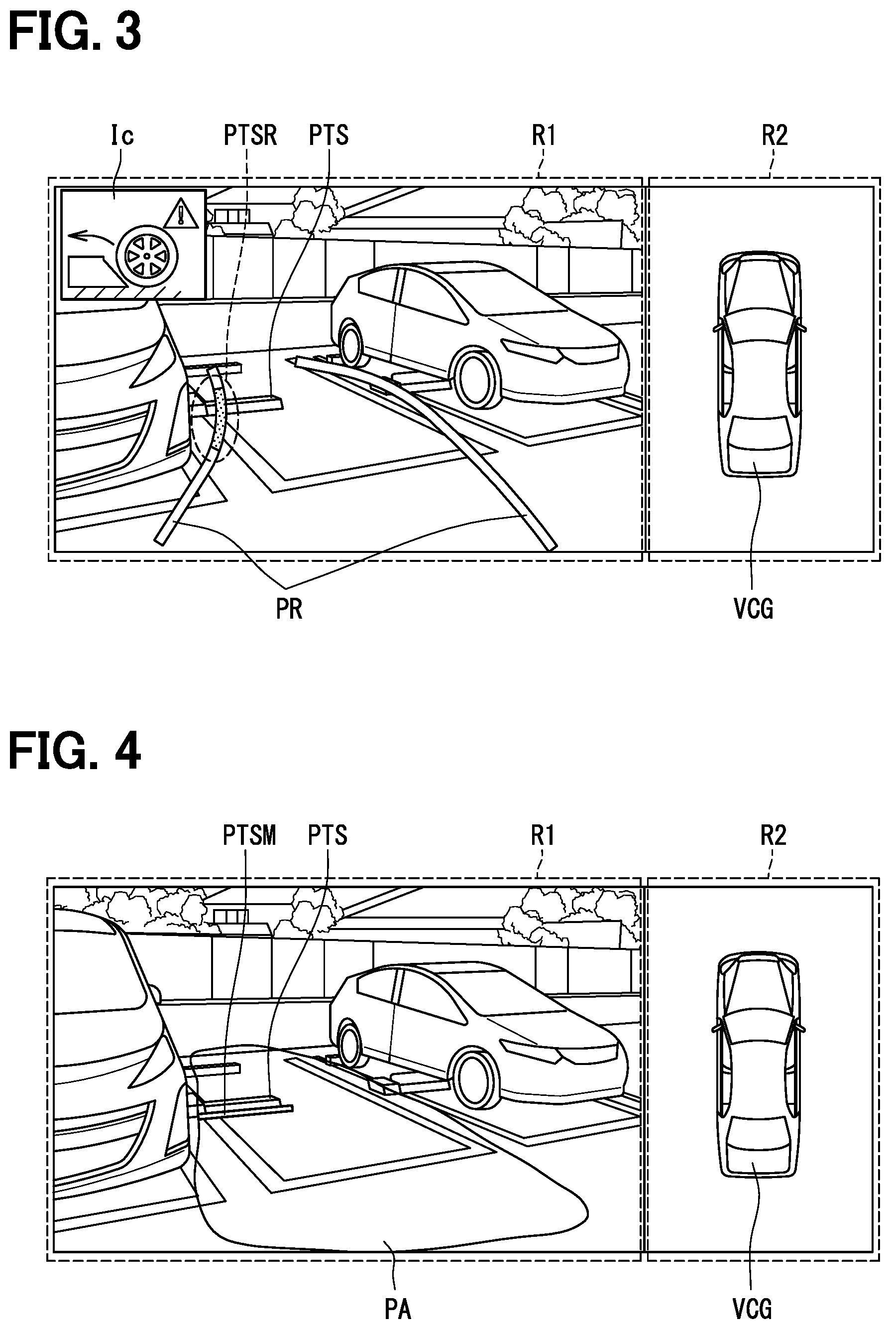 Patent US12322291 Figure 3 – Parking assist apparatus, parking assist system, and parking assist method