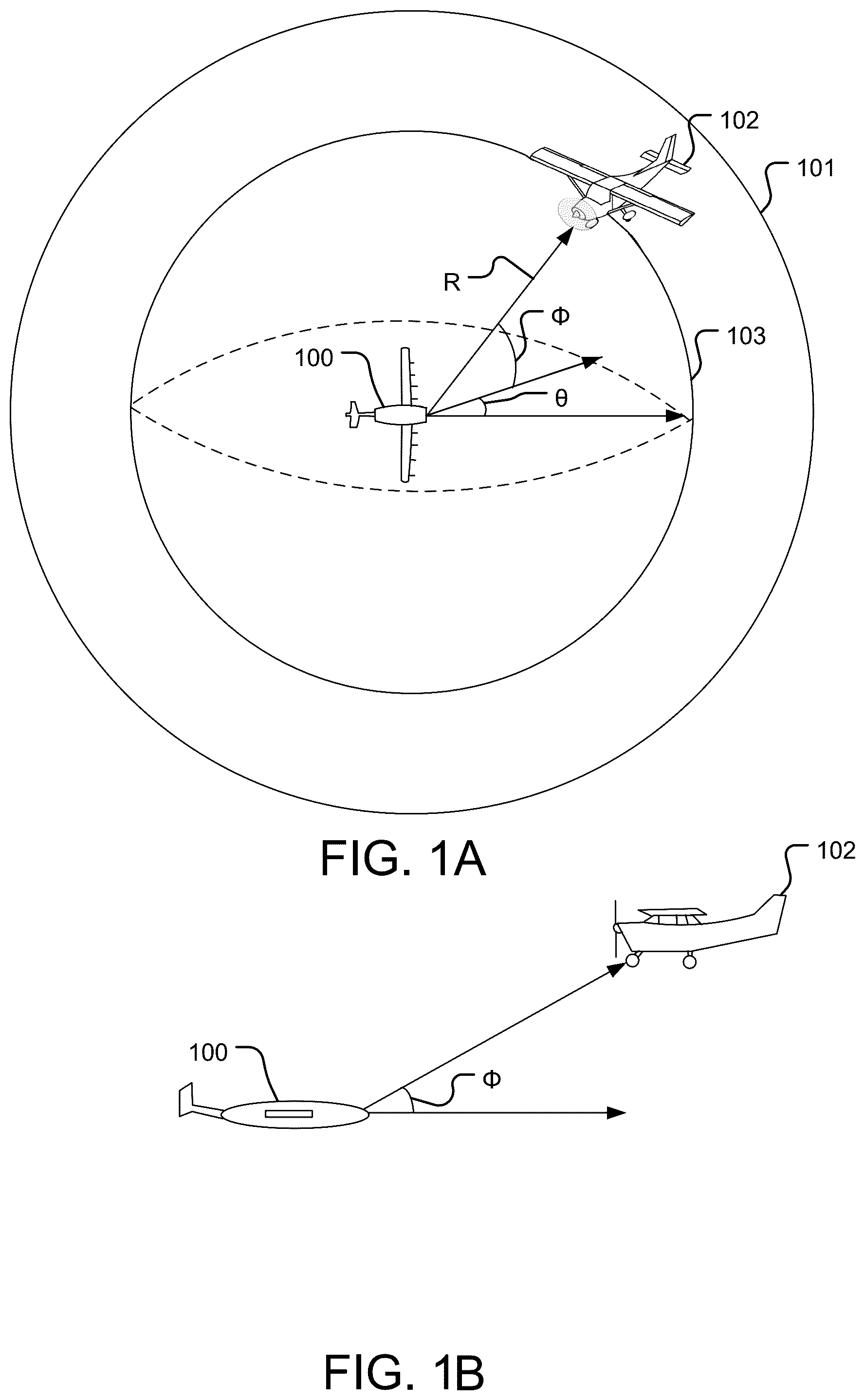 Patent US12322292 Figure 1 – Acoustic based detection and avoidance for aircraft