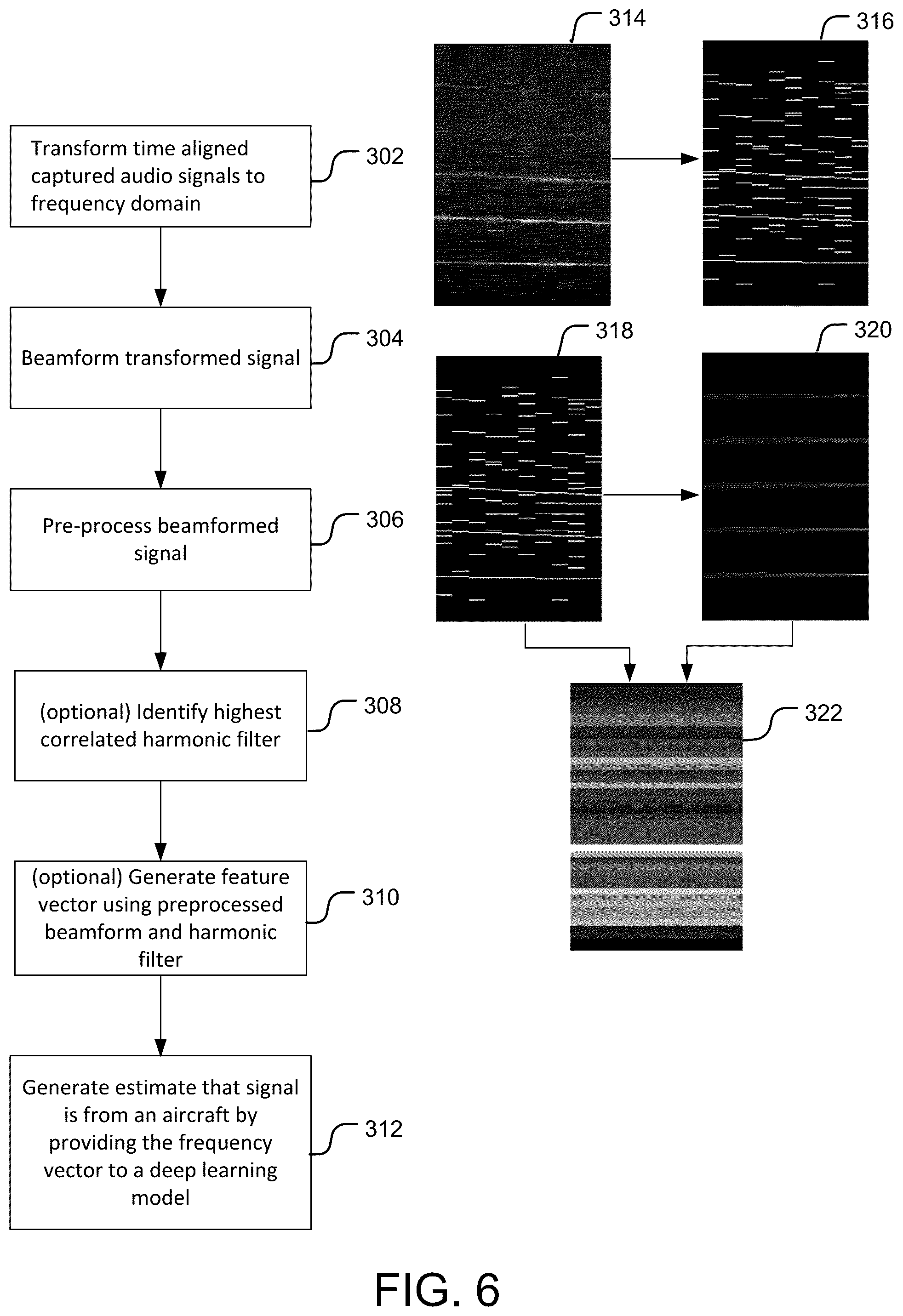 Patent US12322292 Figure 6 – Acoustic based detection and avoidance for aircraft
