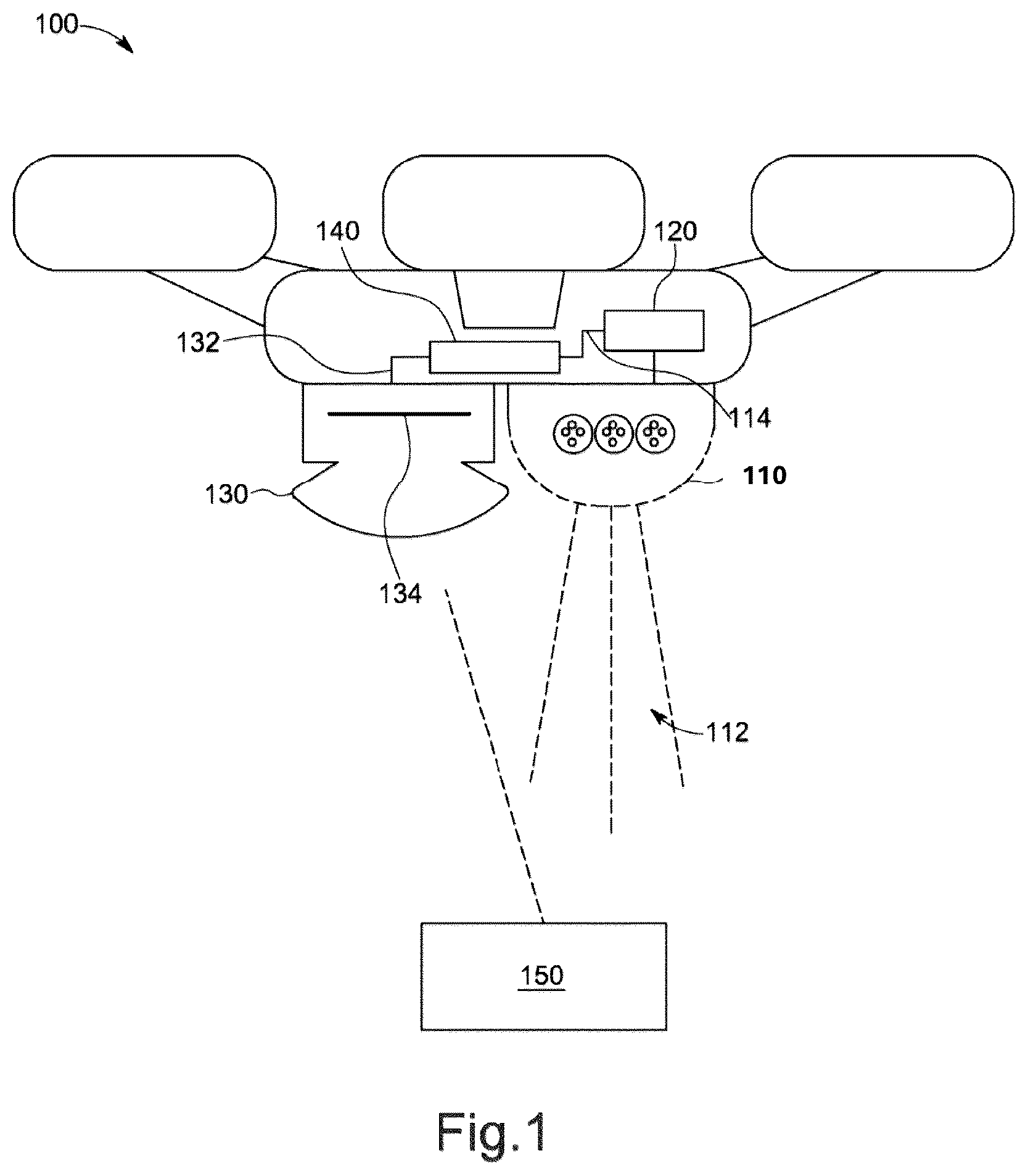 Patent US12322293 Figure 1 – Apparatuses and methods for collision avoidance