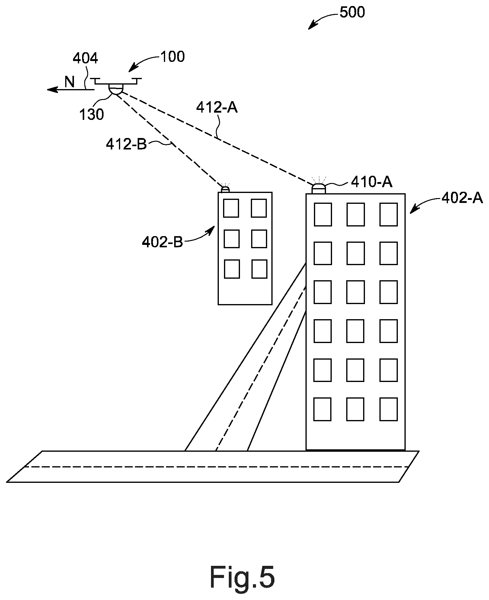 Patent US12322293 Figure 5 – Apparatuses and methods for collision avoidance