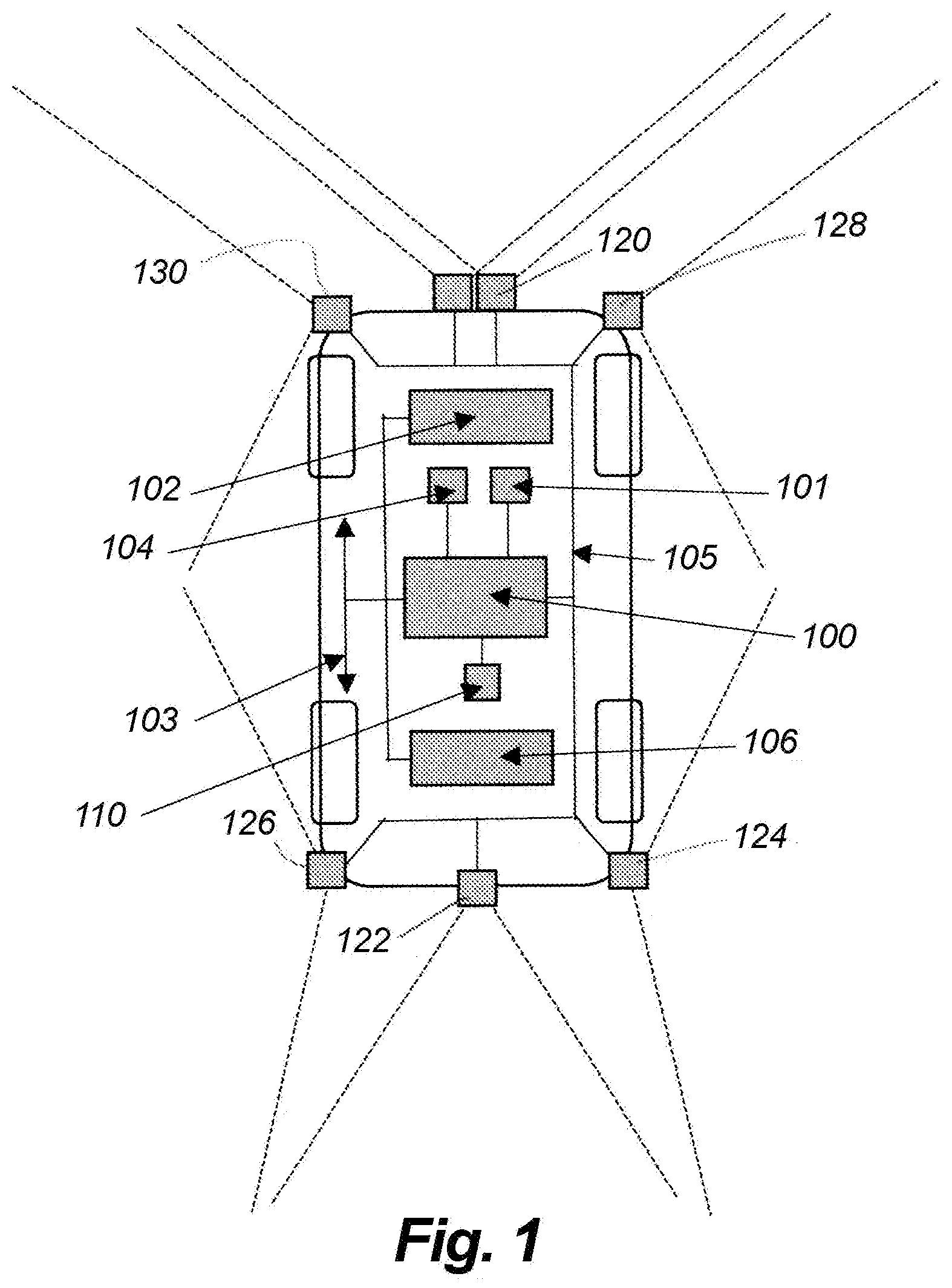 Patent US12322294 Figure 1 – Autonomous transportation system and methods