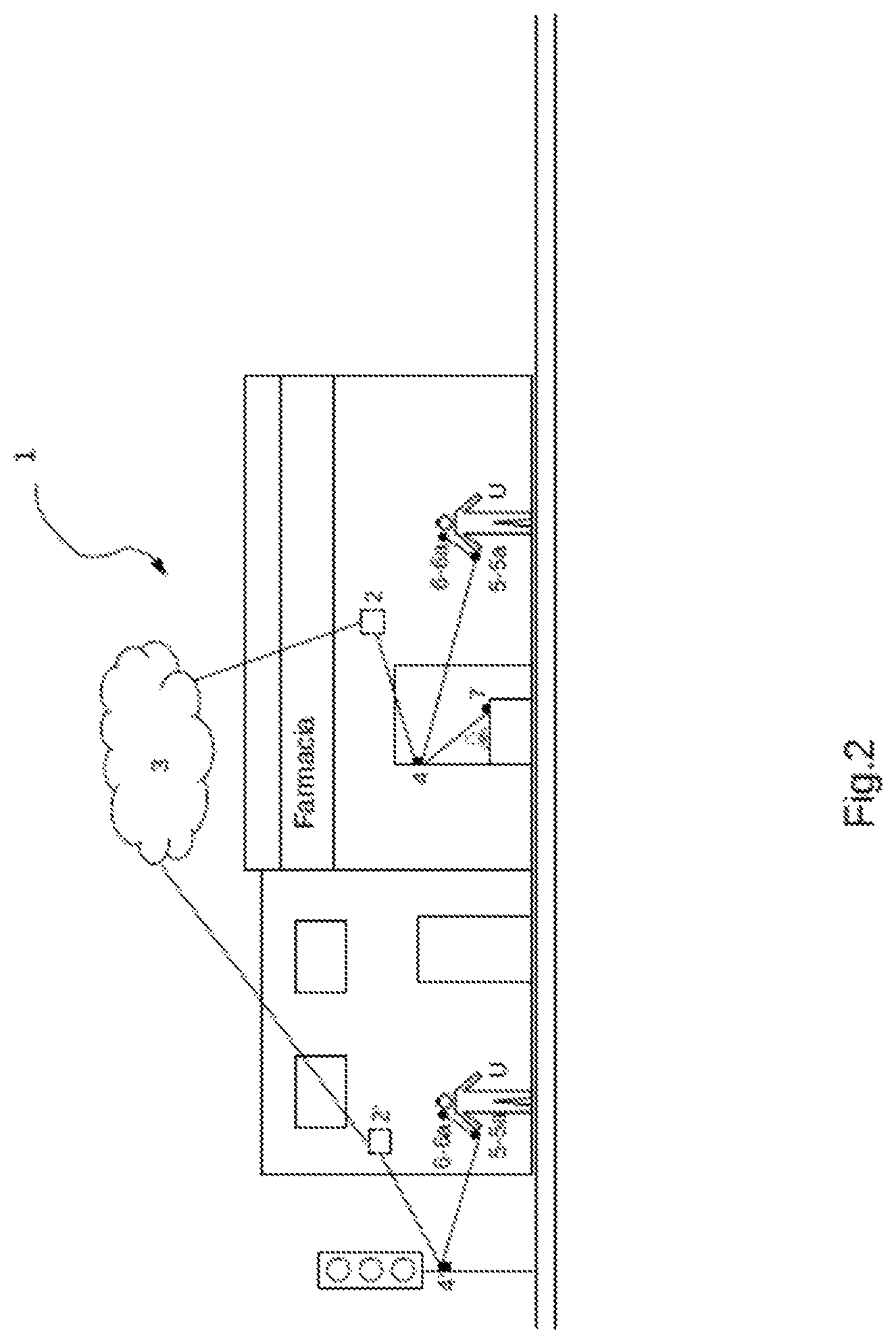 Patent US12322297 Figure 2 – Orientation aid system for blind people