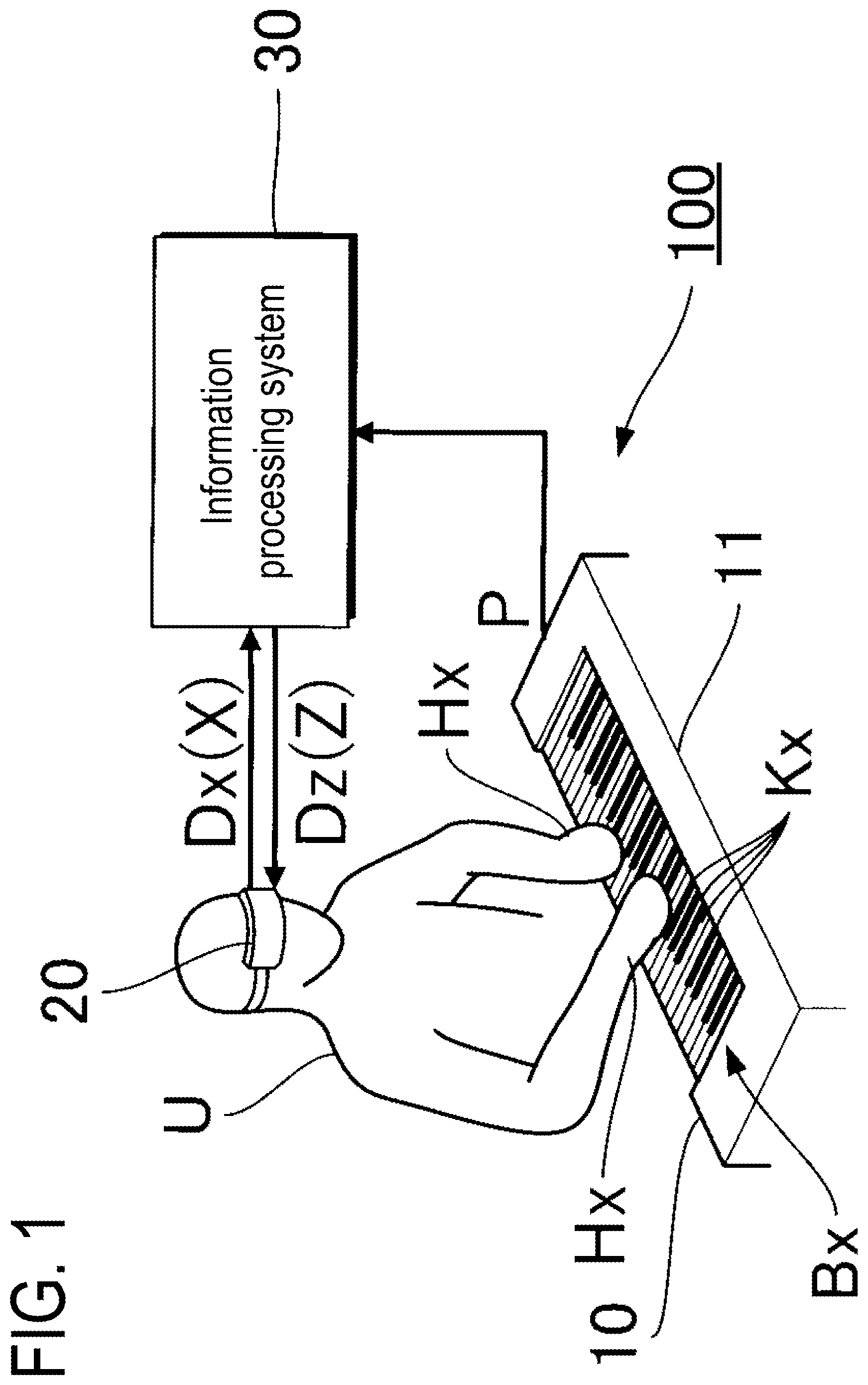Patent US12322300 Figure 1 – Information processing system and computer system implemented method of processing information