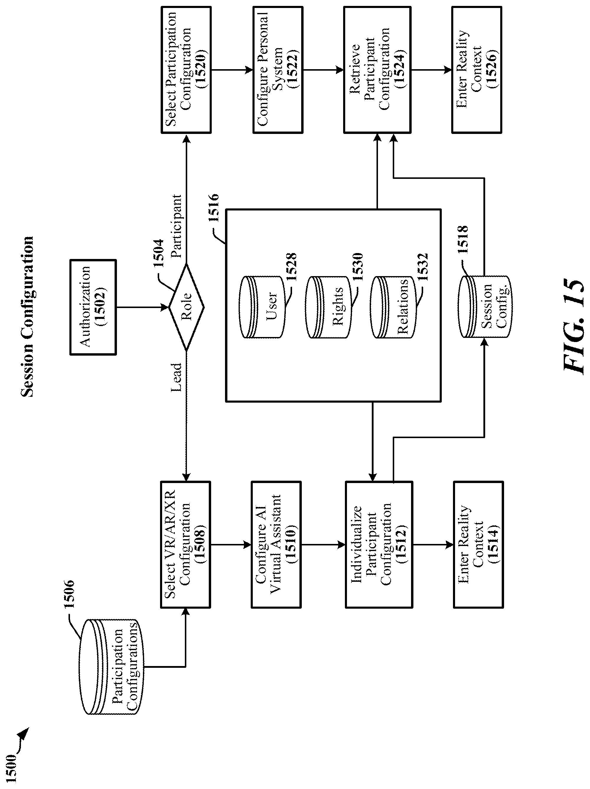 Patent US12322301 Figure 15 – Virtual, augmented and extended reality system