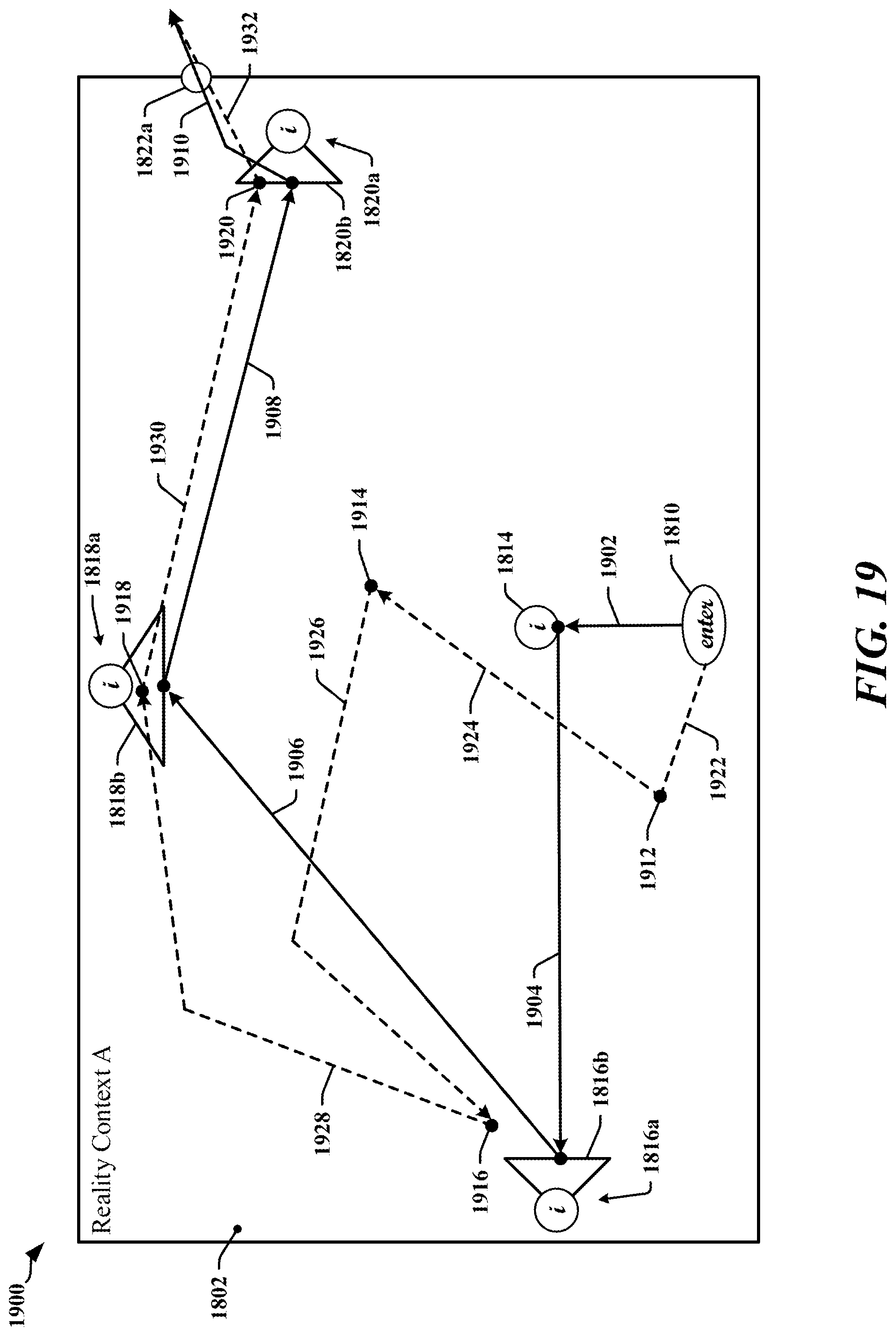 Patent US12322301 Figure 19 – Virtual, augmented and extended reality system