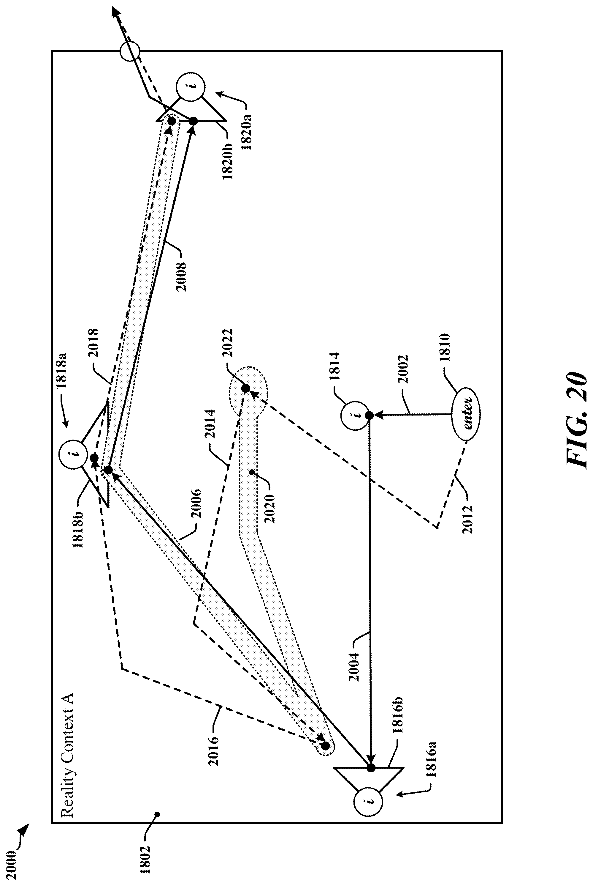 Patent US12322301 Figure 20 – Virtual, augmented and extended reality system