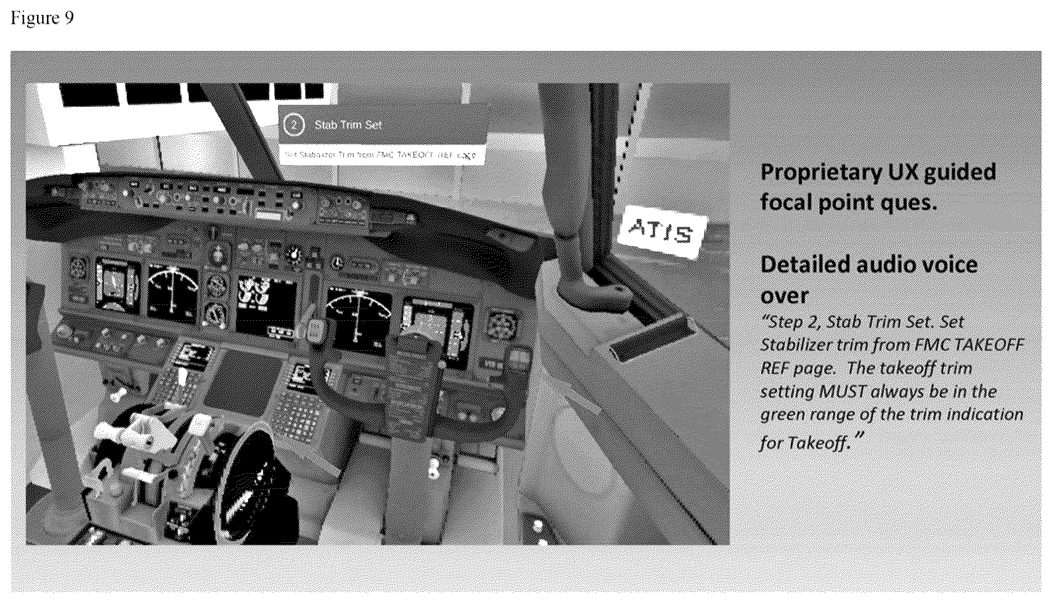 Patent US12322303 Figure 9 – Aircraft training aid systems and processes