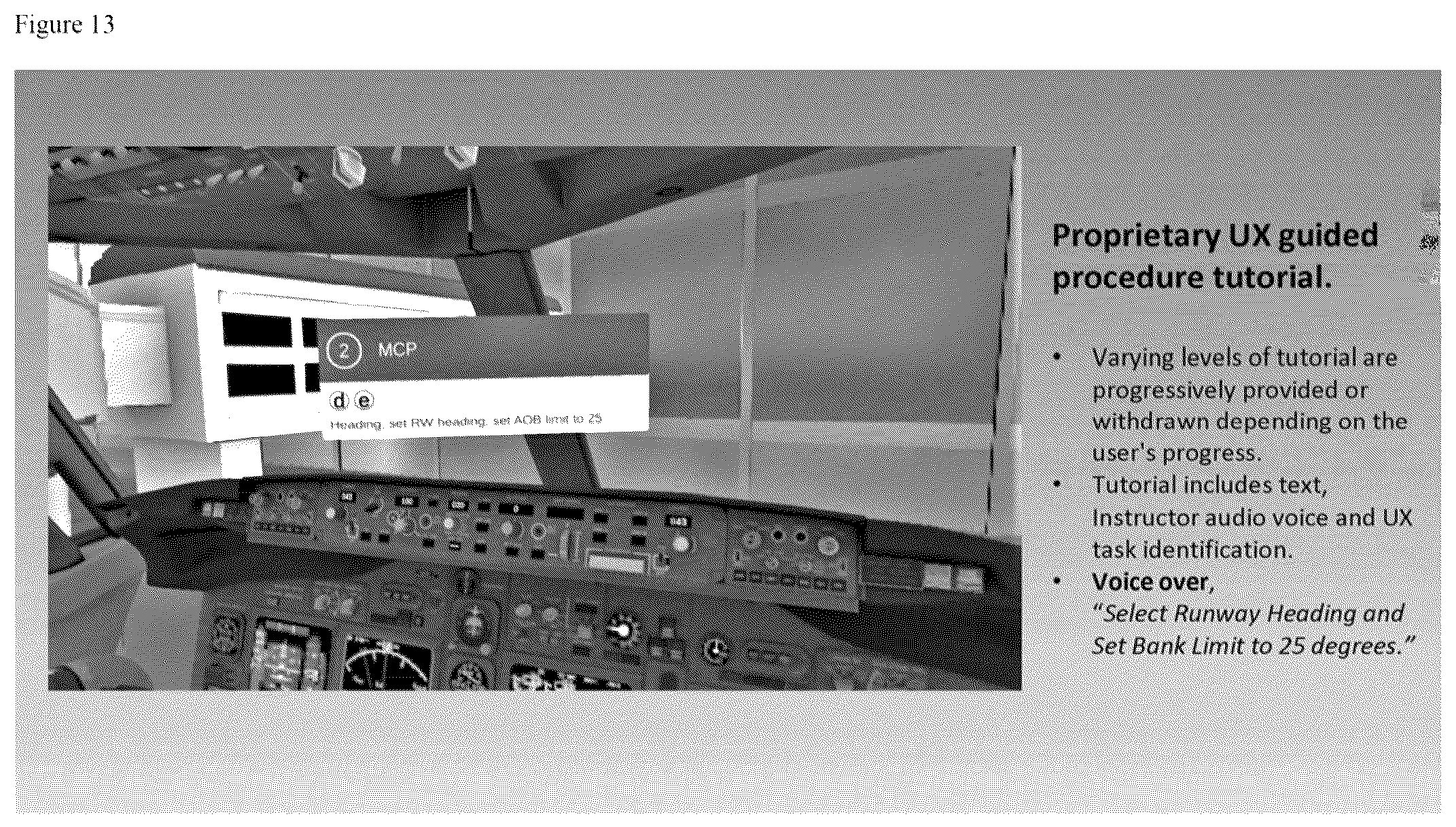 Patent US12322303 Figure 13 – Aircraft training aid systems and processes
