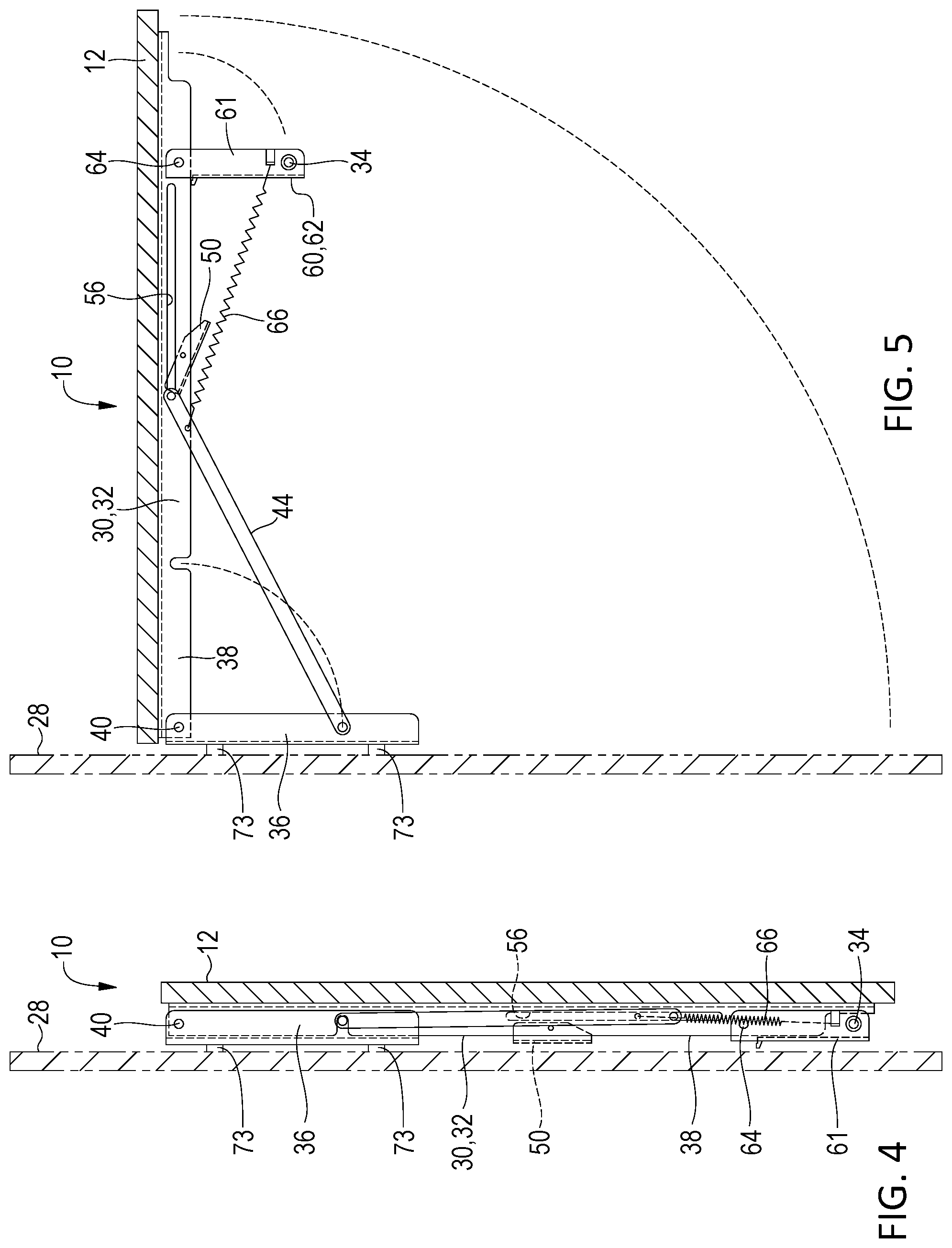 Patent US12322305 Figure 3 – Laundry sign with hidden clothes rod