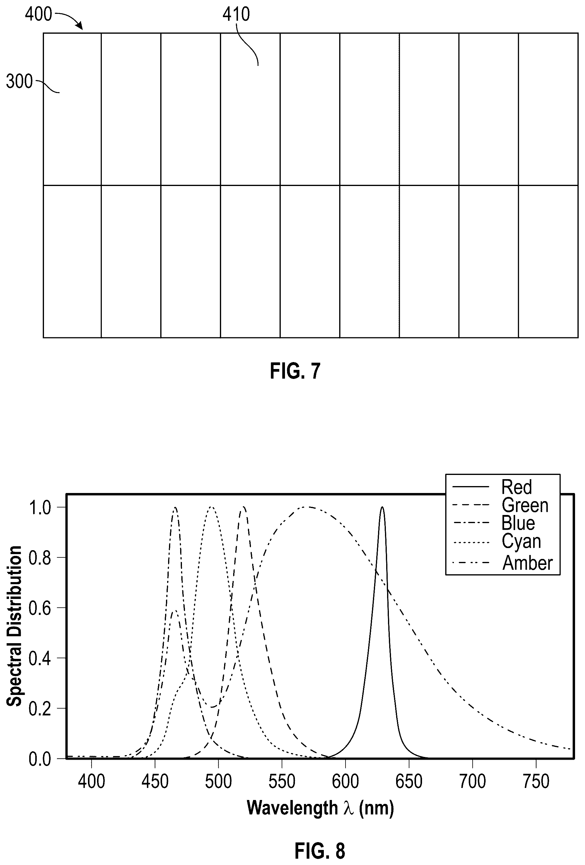 Patent US12322306 Figure 8 – RGBCA LED display modules and LED display tiles and LED video displays having the same