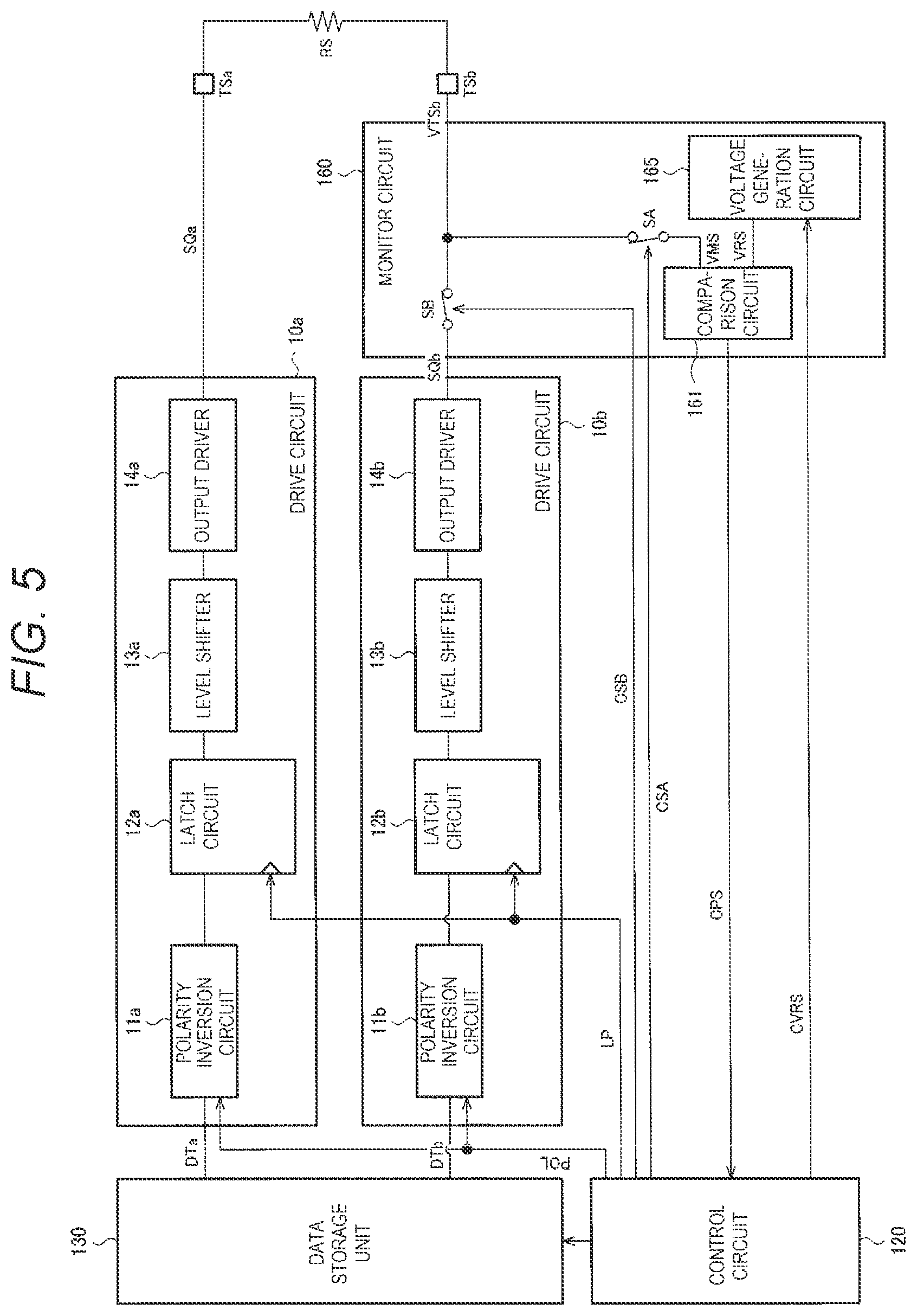 Patent US12322307 Figure 5 – Driver and electro-optical device