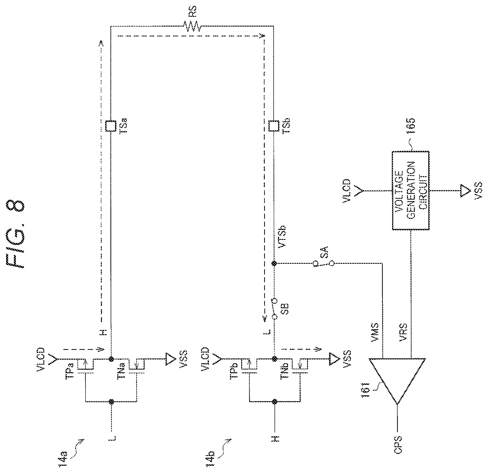 Patent US12322307 Figure 7 – Driver and electro-optical device