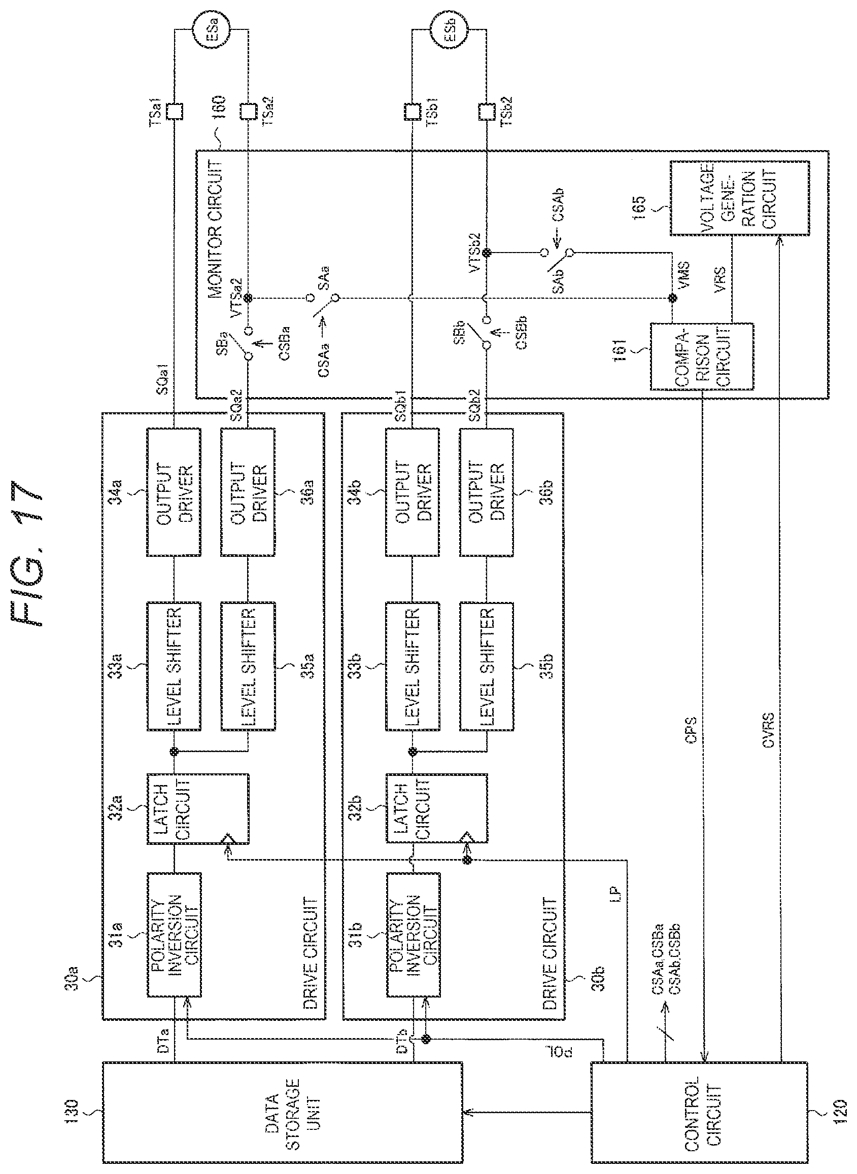 Patent US12322307 Figure 16 – Driver and electro-optical device