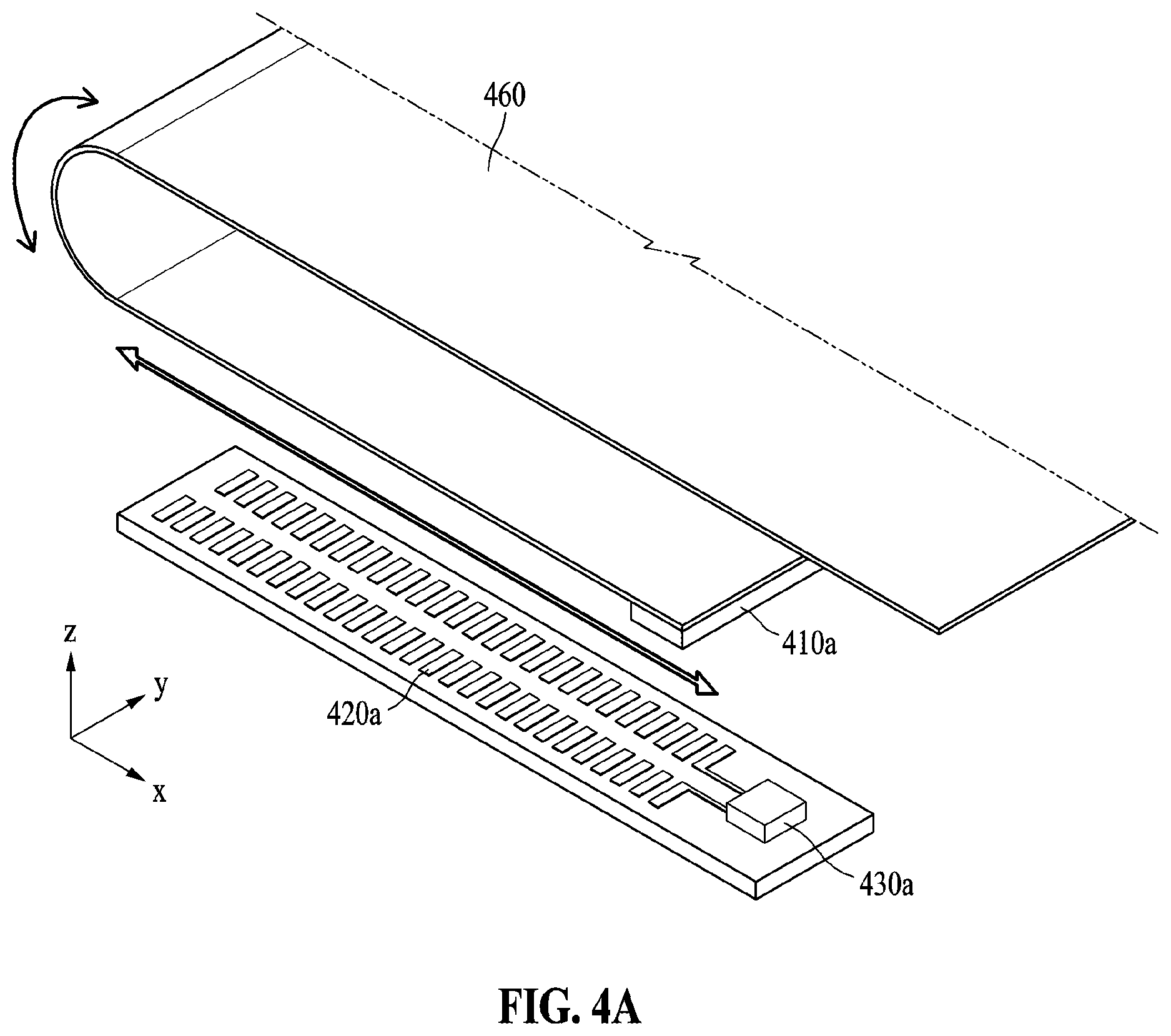 Patent US12322309 Figure 6 – Electronic device with flexible display