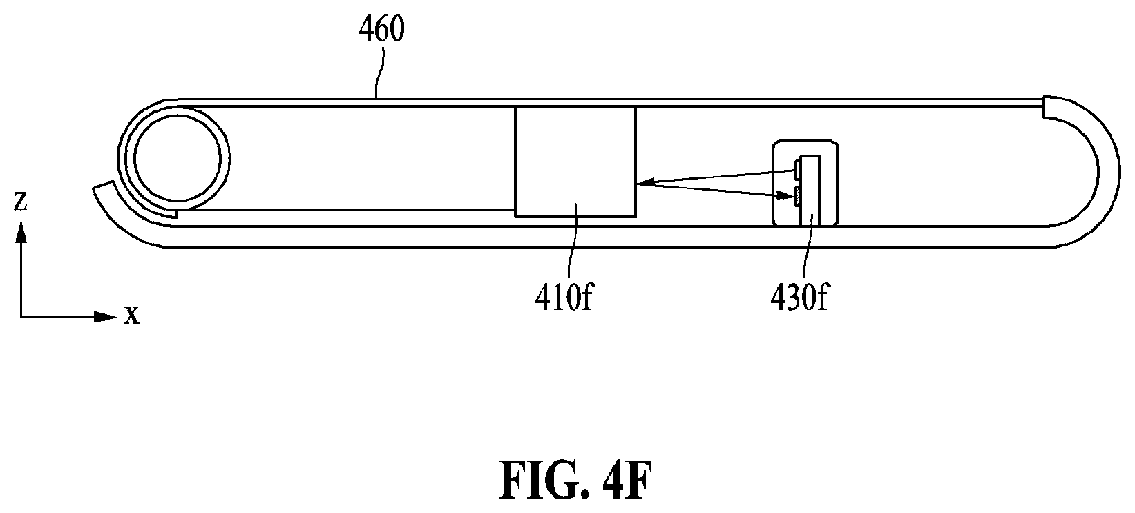 Patent US12322309 Figure 10 – Electronic device with flexible display