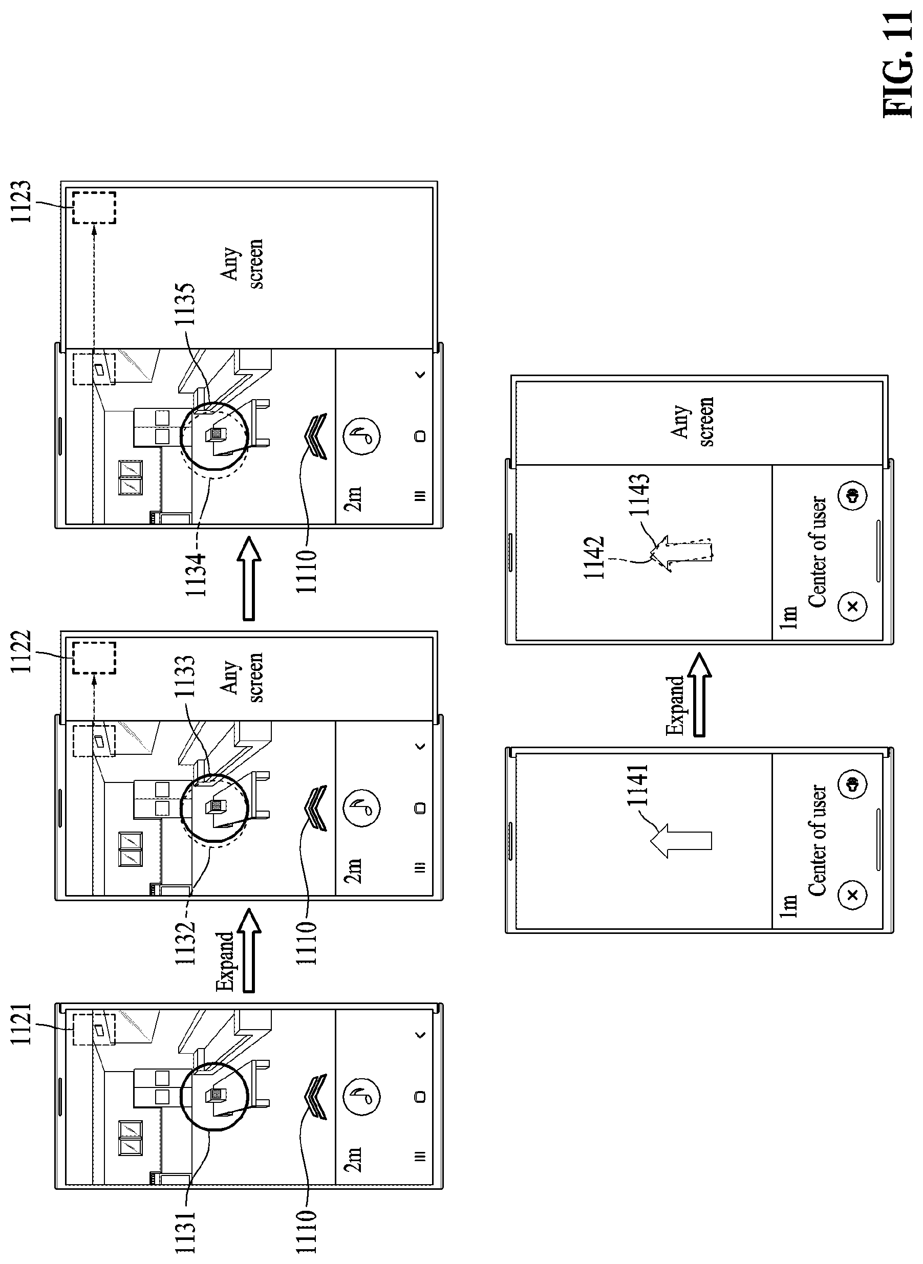 Patent US12322309 Figure 17 – Electronic device with flexible display