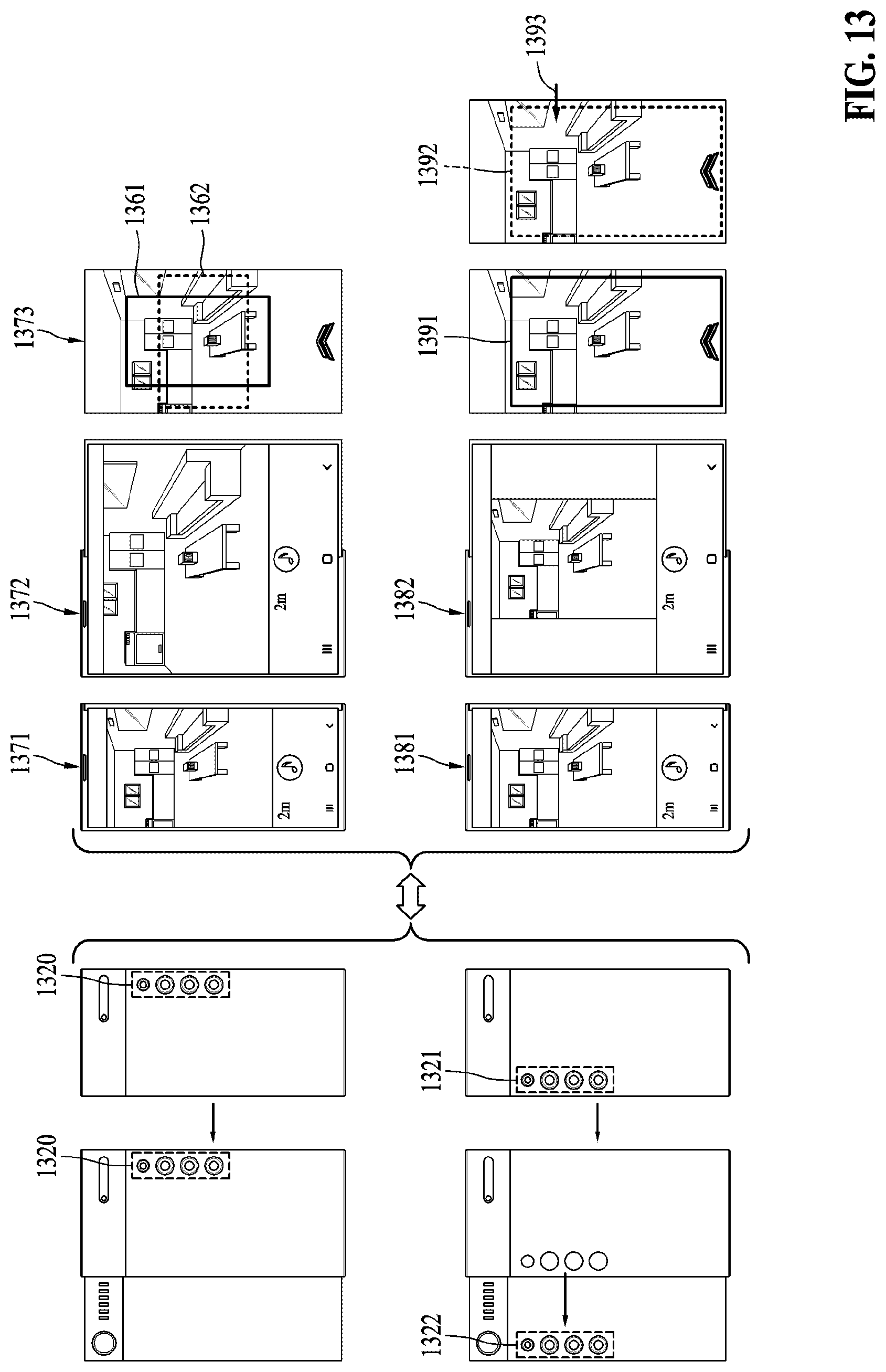 Patent US12322309 Figure 19 – Electronic device with flexible display