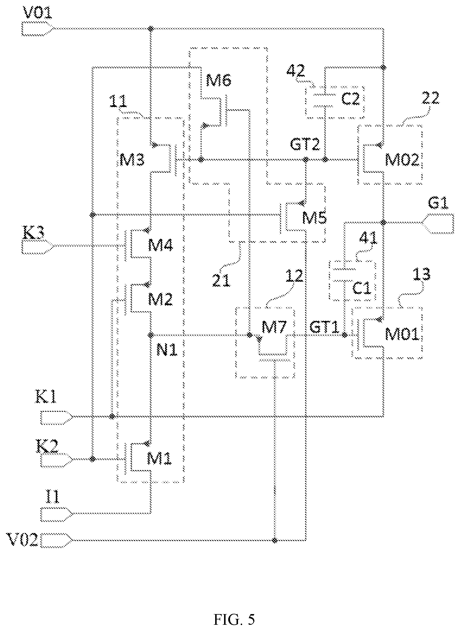 Patent US12322313 Figure 4 – Driving circuit, driving module, driving method and display device