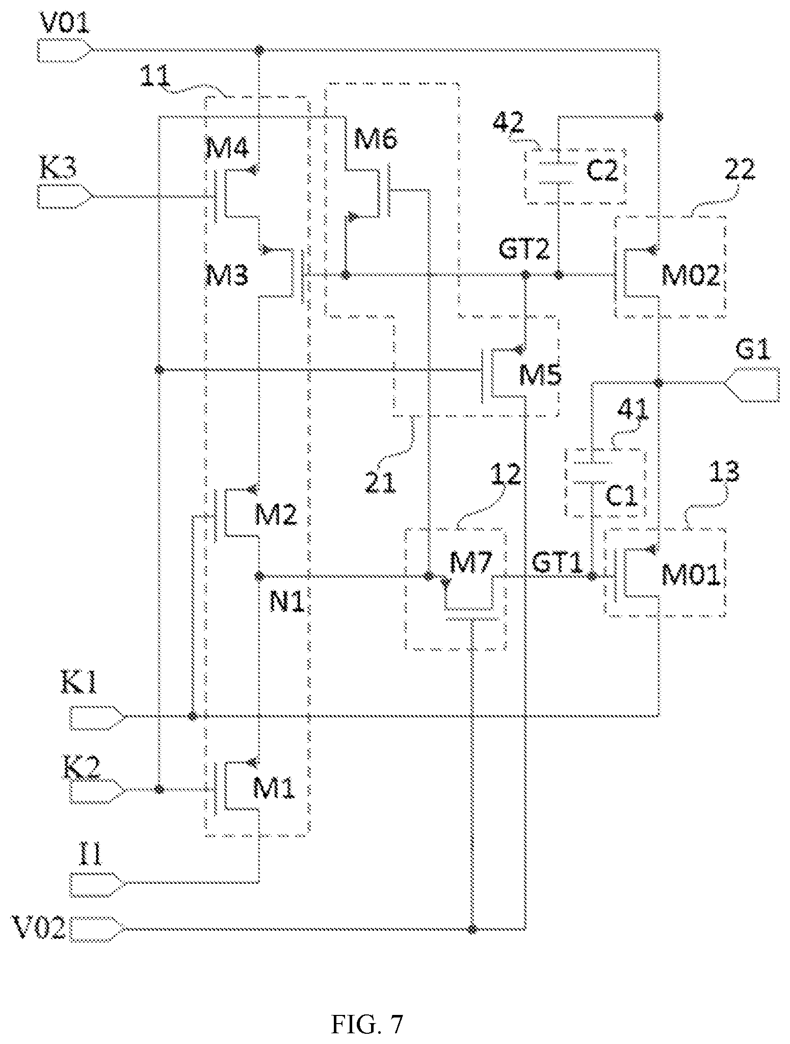 Patent US12322313 Figure 6 – Driving circuit, driving module, driving method and display device