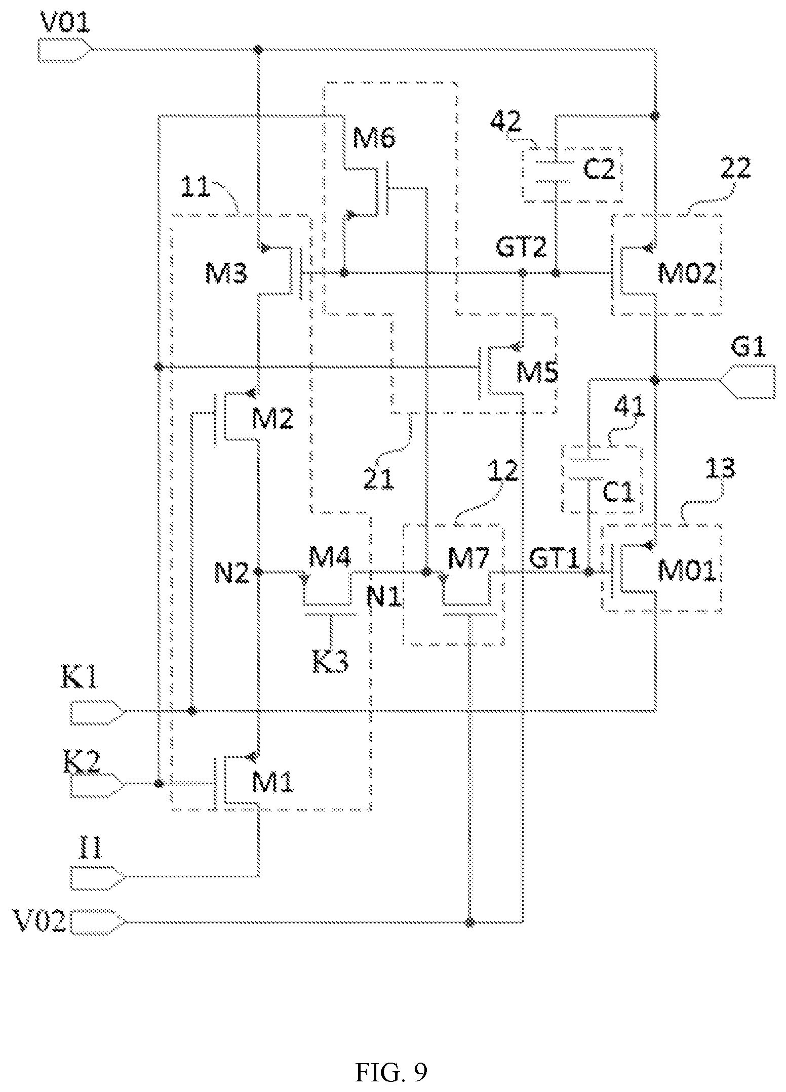 Patent US12322313 Figure 8 – Driving circuit, driving module, driving method and display device