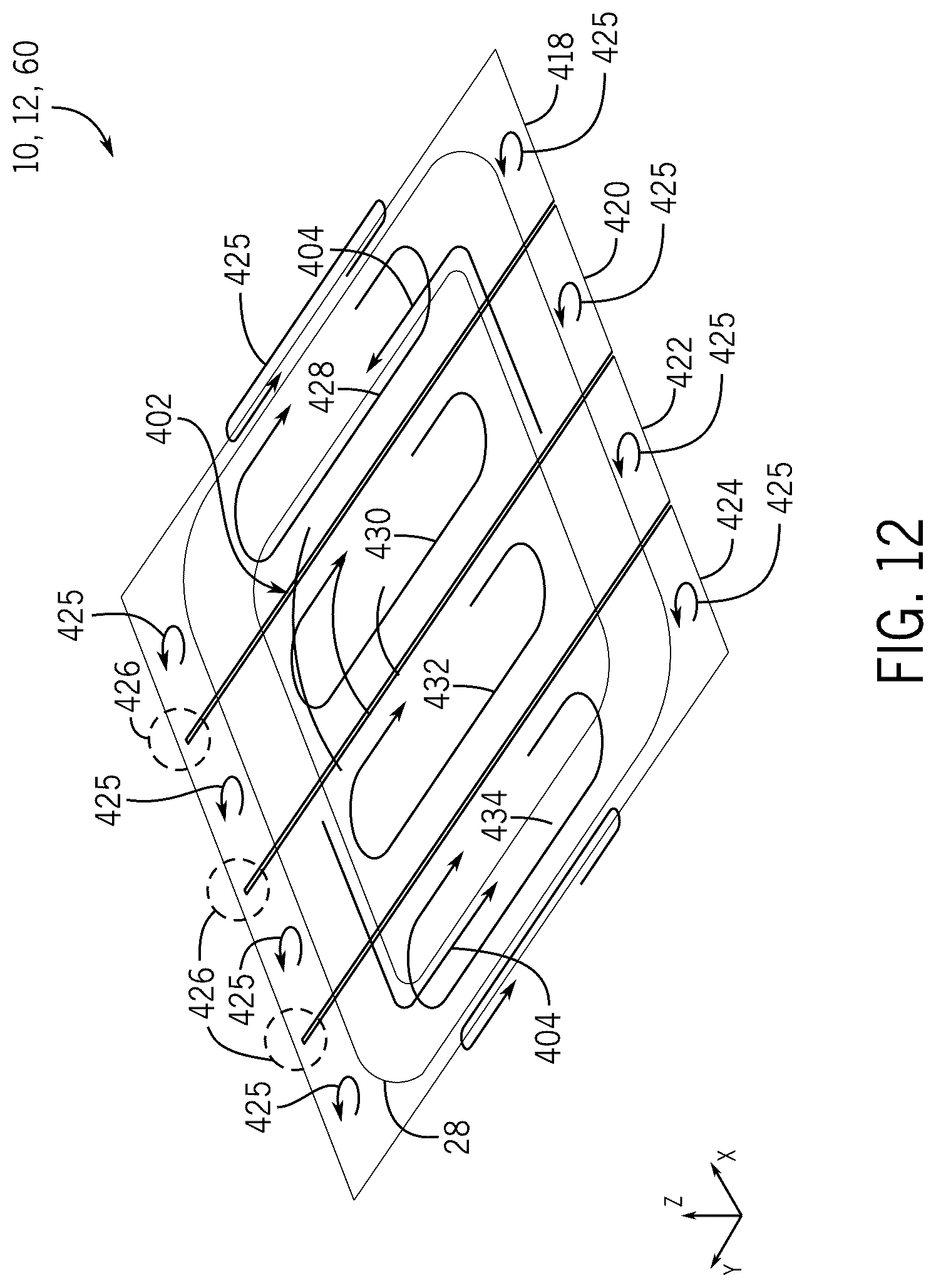 Patent US12322314 Figure 10 – Display and antenna co-design to reduce antenna transmission loss