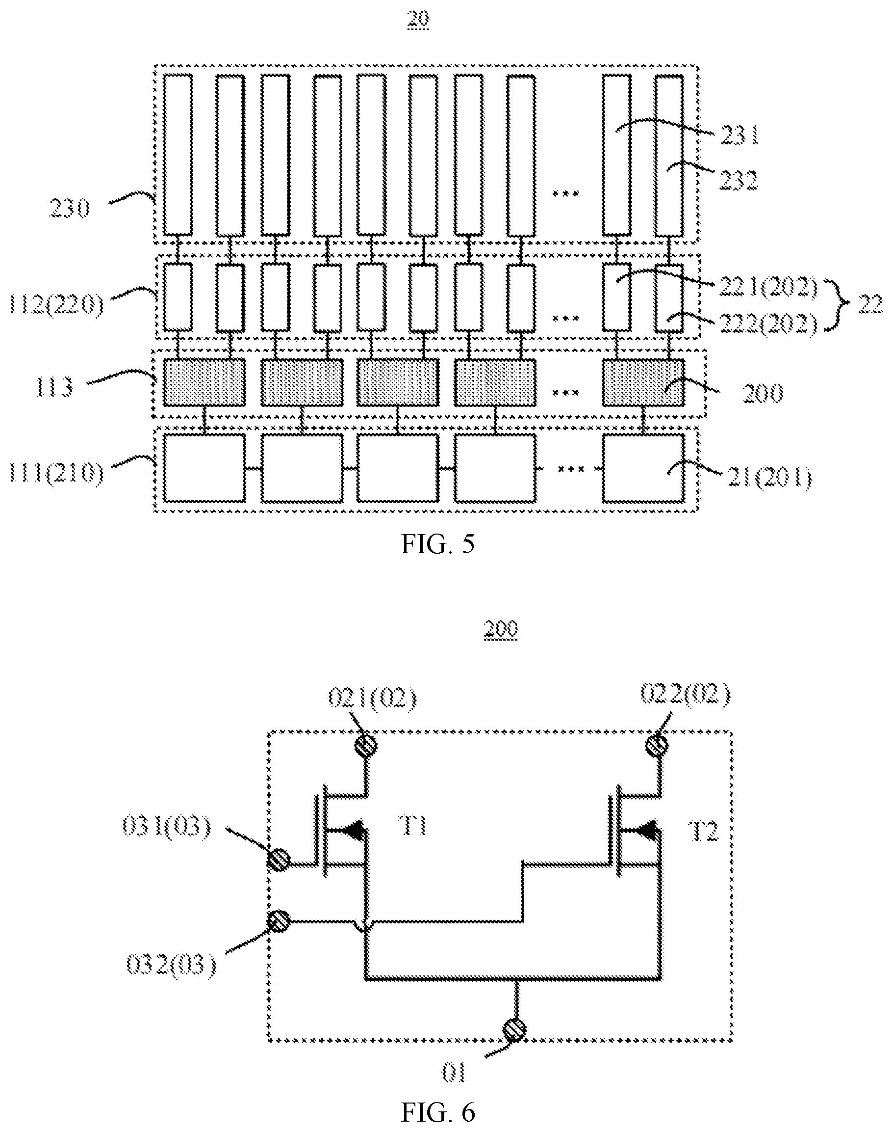 Patent US12322318 Figure 4 – Display panel and electronic terminal compising storobe module connecting input terminals to output terminals