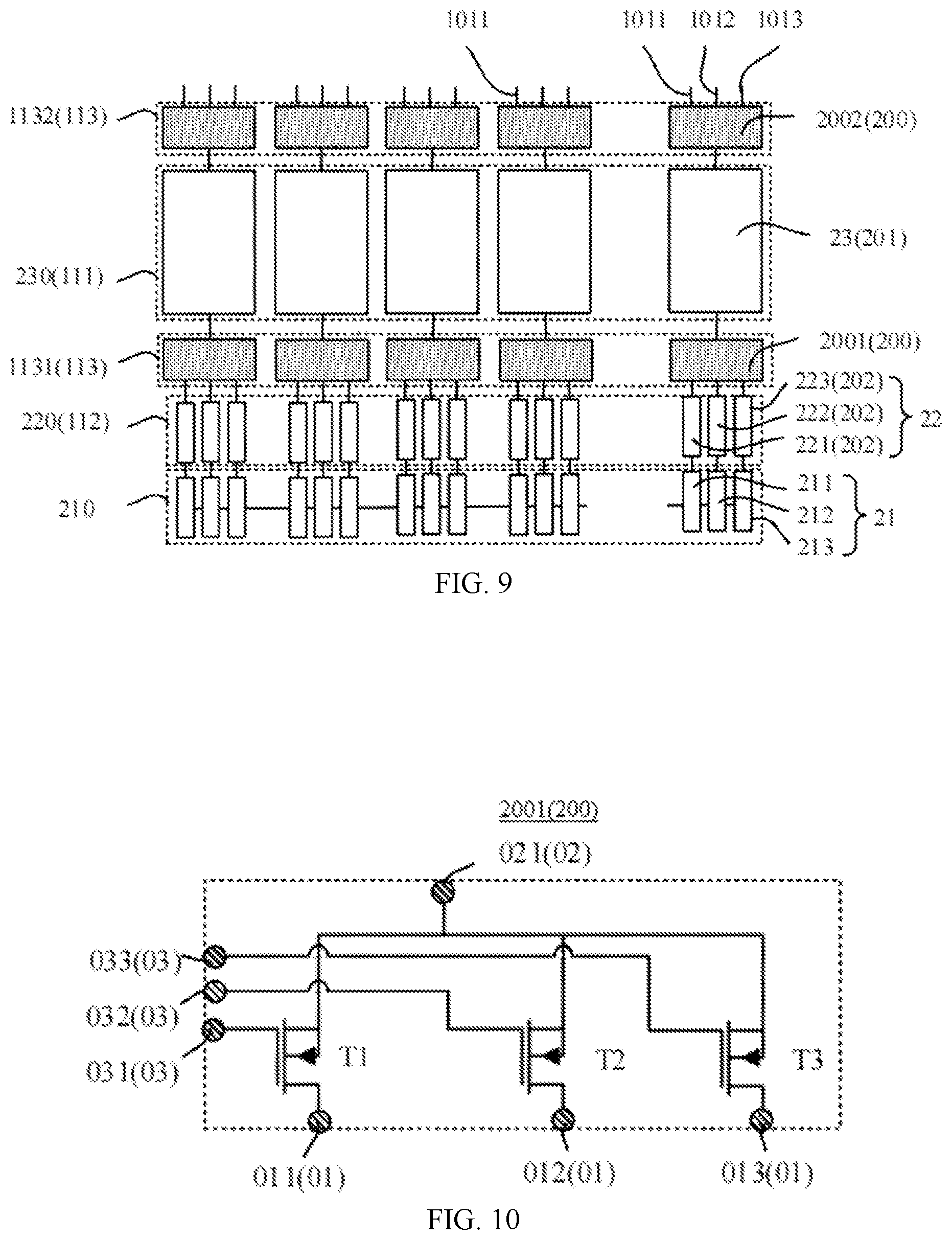 Patent US12322318 Figure 6 – Display panel and electronic terminal compising storobe module connecting input terminals to output terminals
