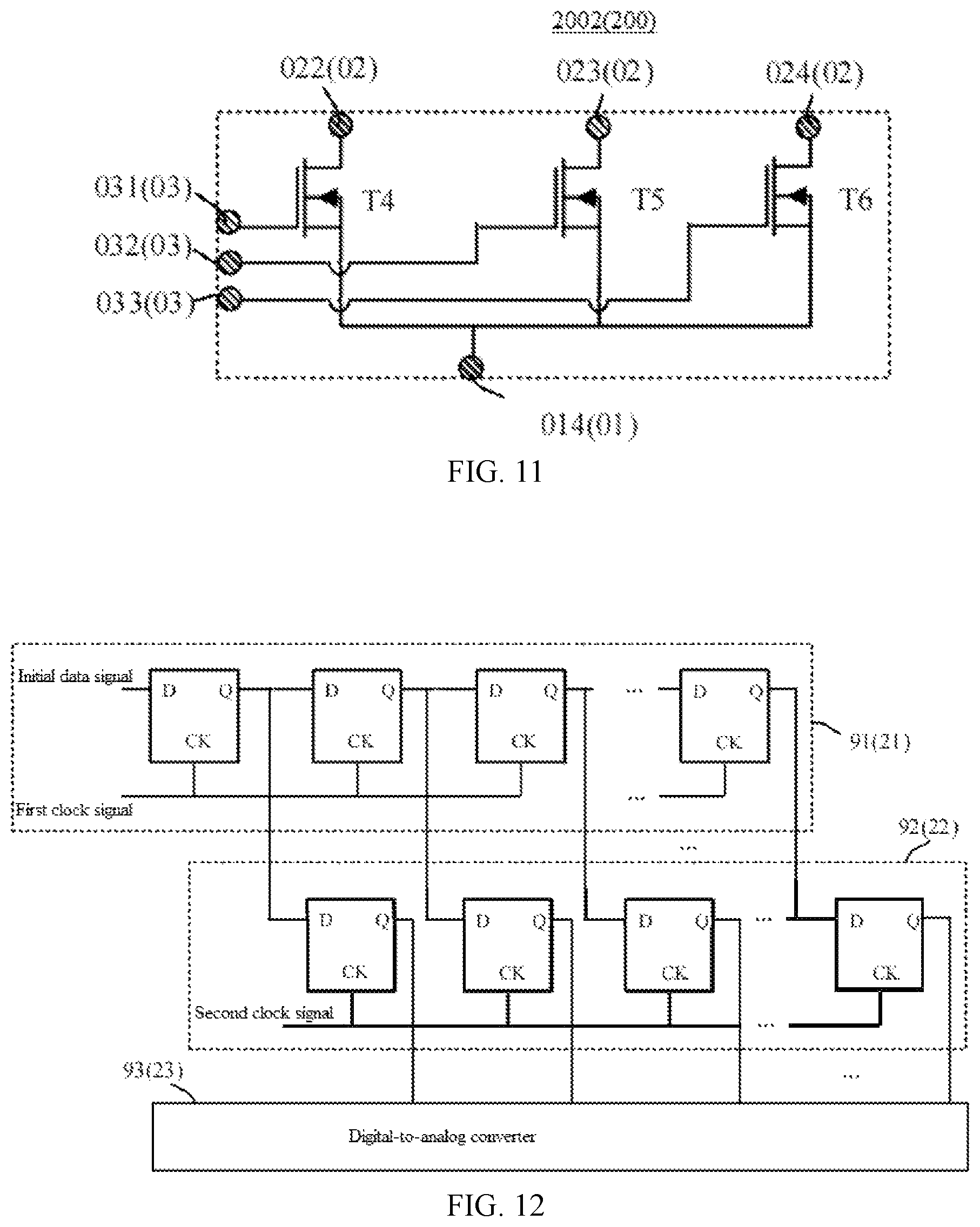 Patent US12322318 Figure 7 – Display panel and electronic terminal compising storobe module connecting input terminals to output terminals