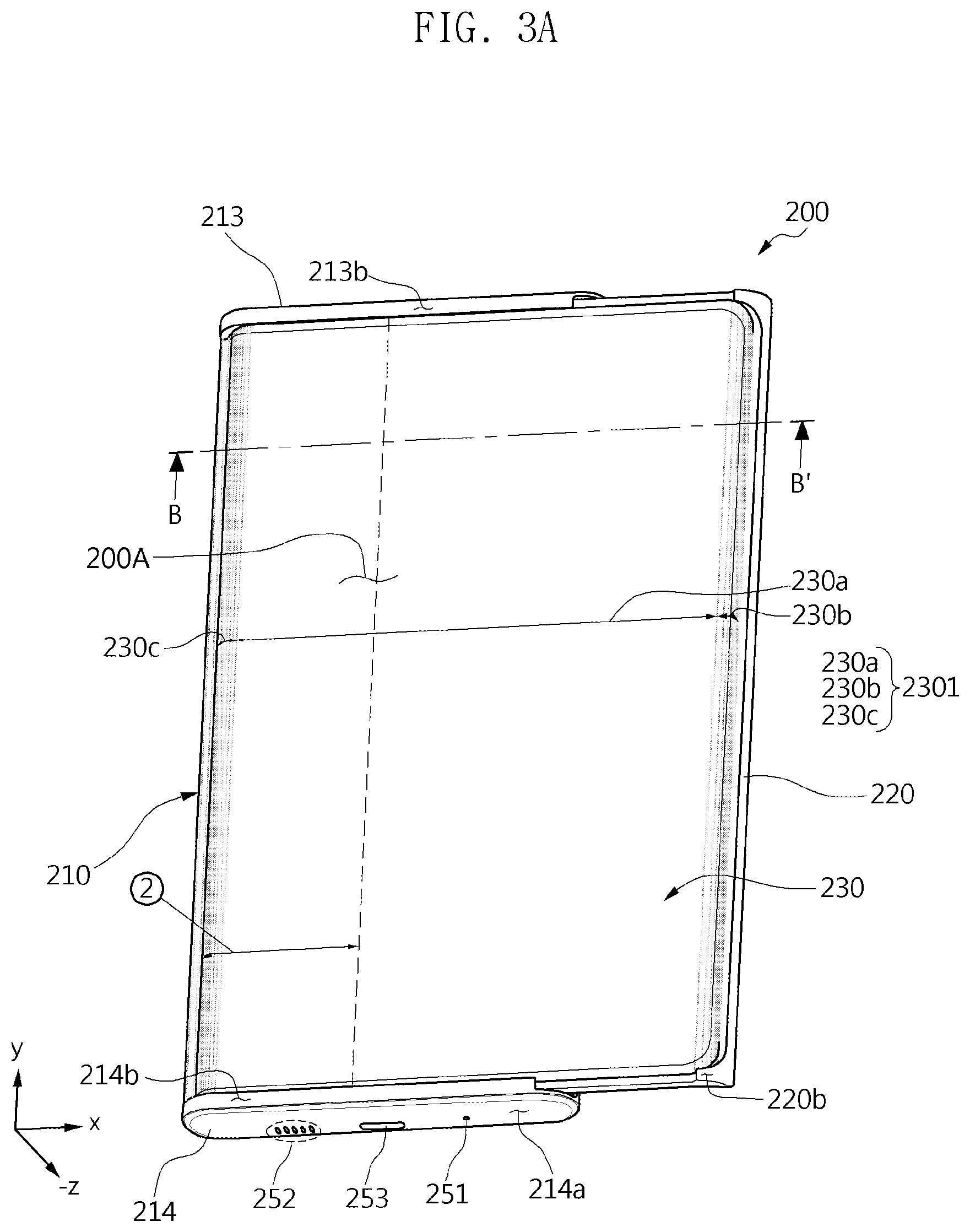 Patent US12322320 Figure 4 – Seamless screen display during expansion or reduction of a flexible display of an electronic device