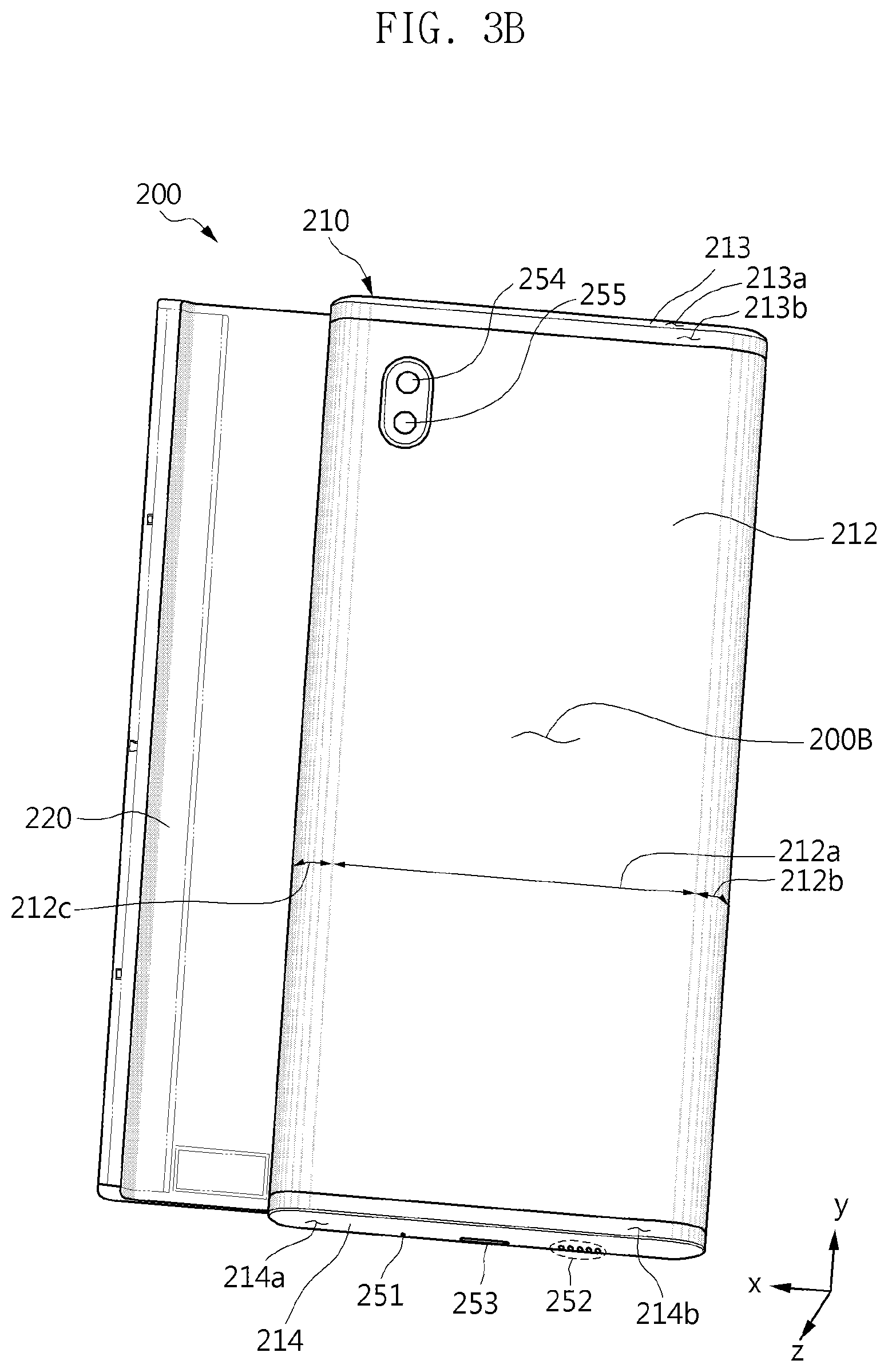 Patent US12322320 Figure 5 – Seamless screen display during expansion or reduction of a flexible display of an electronic device