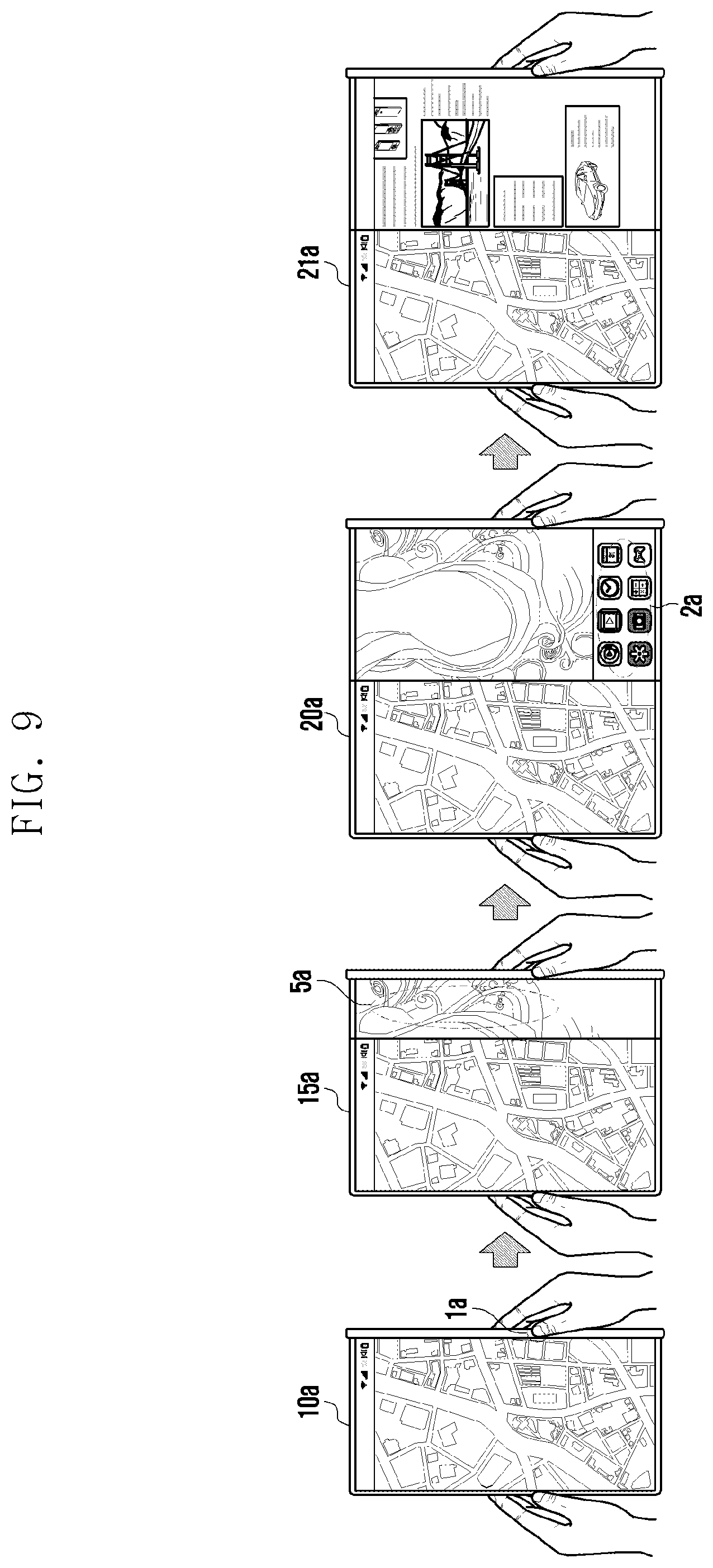 Patent US12322320 Figure 11 – Seamless screen display during expansion or reduction of a flexible display of an electronic device