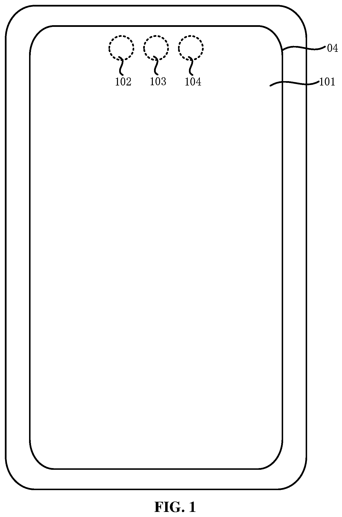 Patent US12322323 Figure 1 – Display device