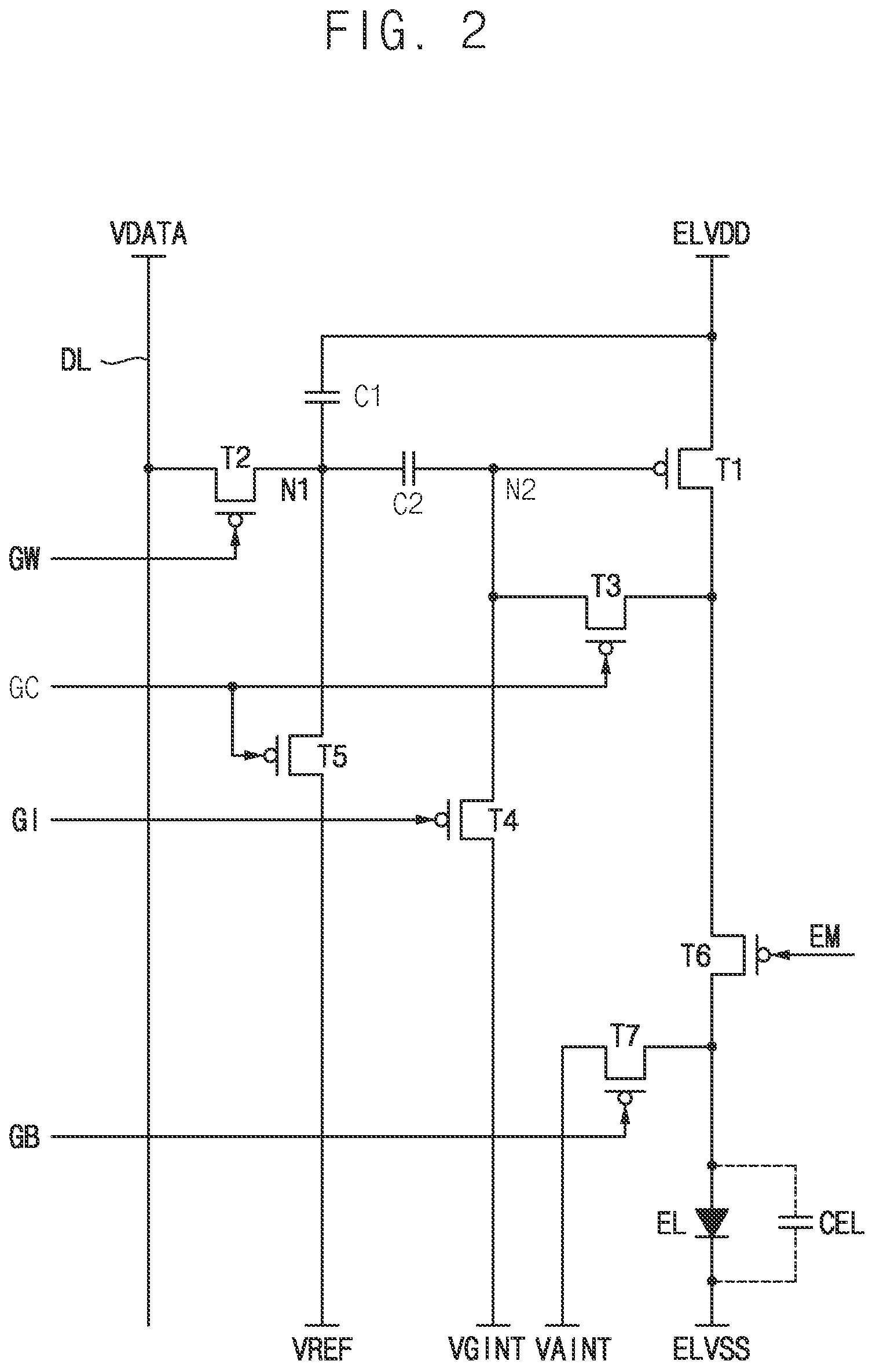 Patent US12322324 Figure 2 – Display device and method of driving the same