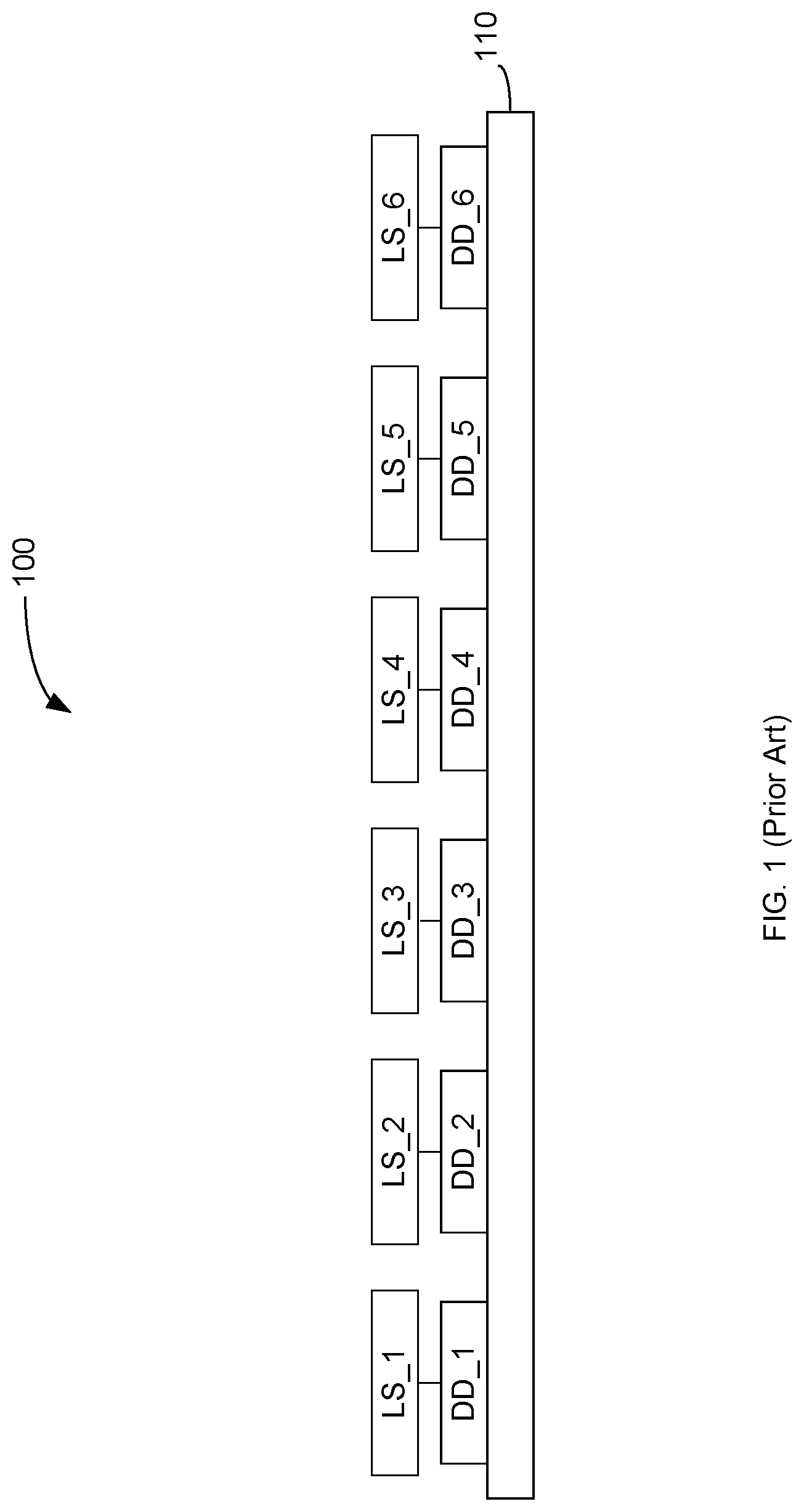 Patent US12322325 Figure 1 – Display backplane with shared drivers for light source