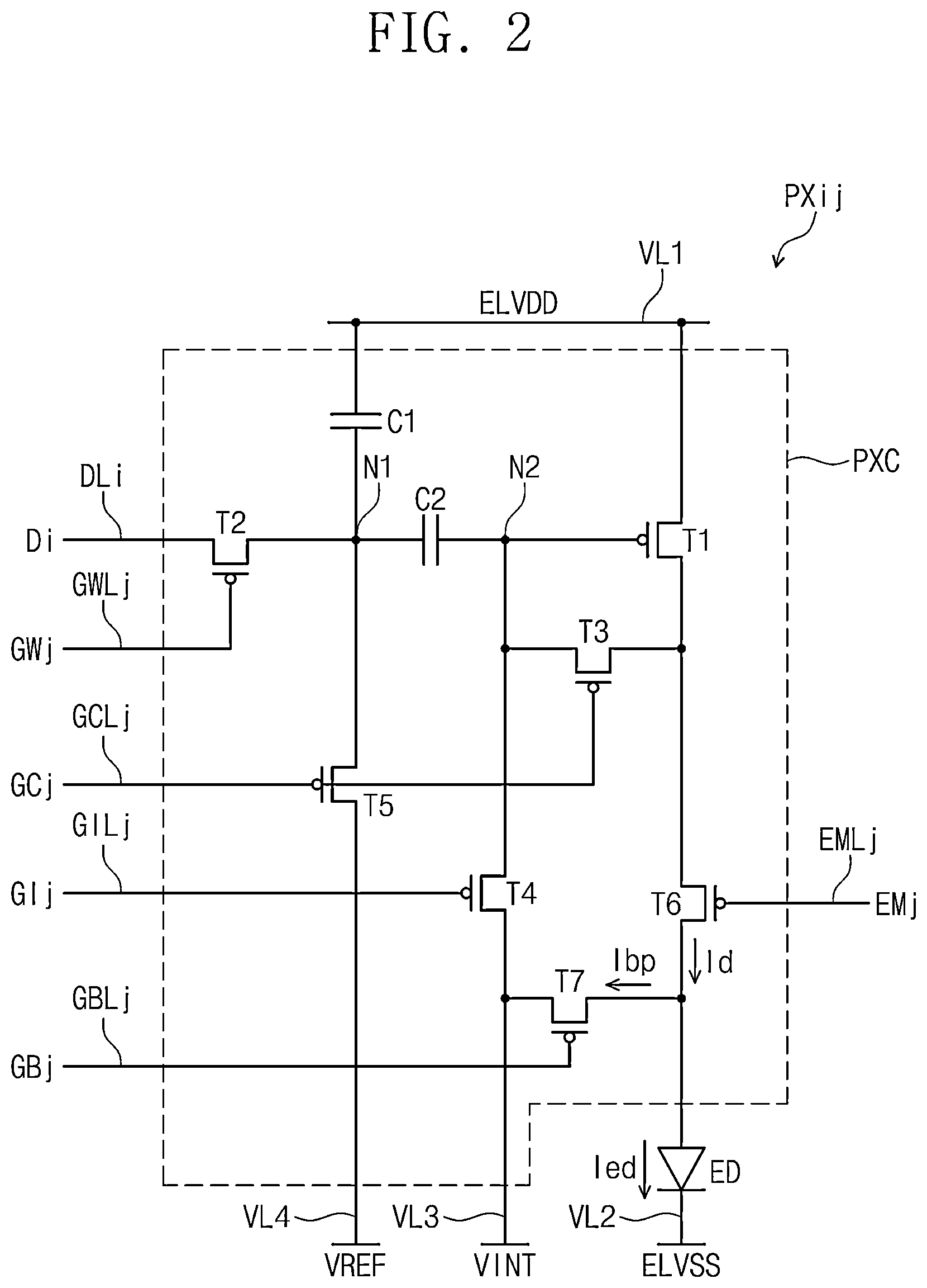 Patent US12322327 Figure 2 – Display device and driving method thereof