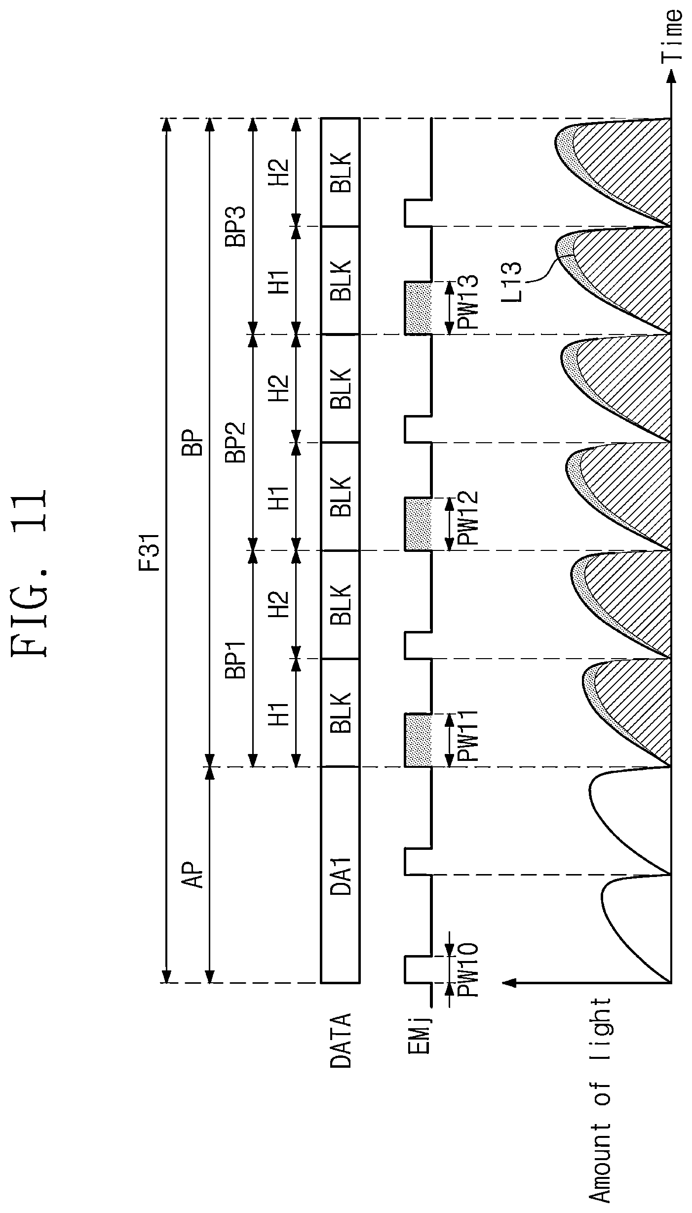 Patent US12322327 Figure 12 – Display device and driving method thereof