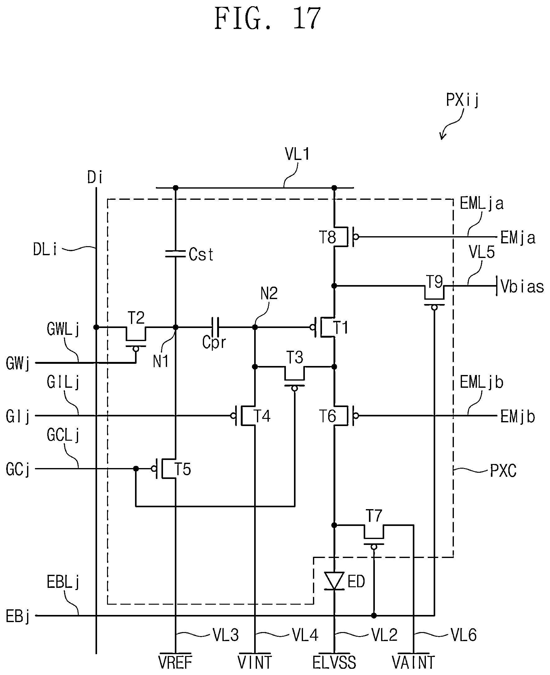Patent US12322327 Figure 17 – Display device and driving method thereof