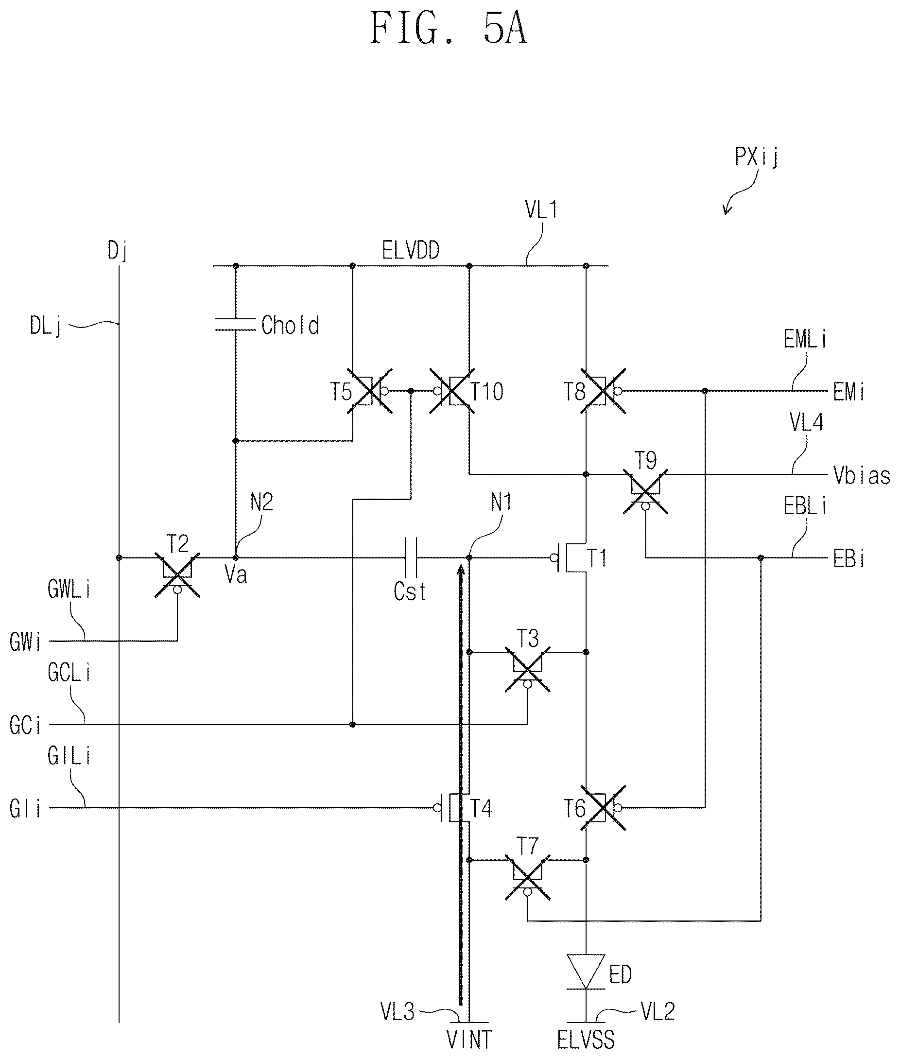Patent US12322328 Figure 7 – Pixel and display device capable of operating at high operating frequency