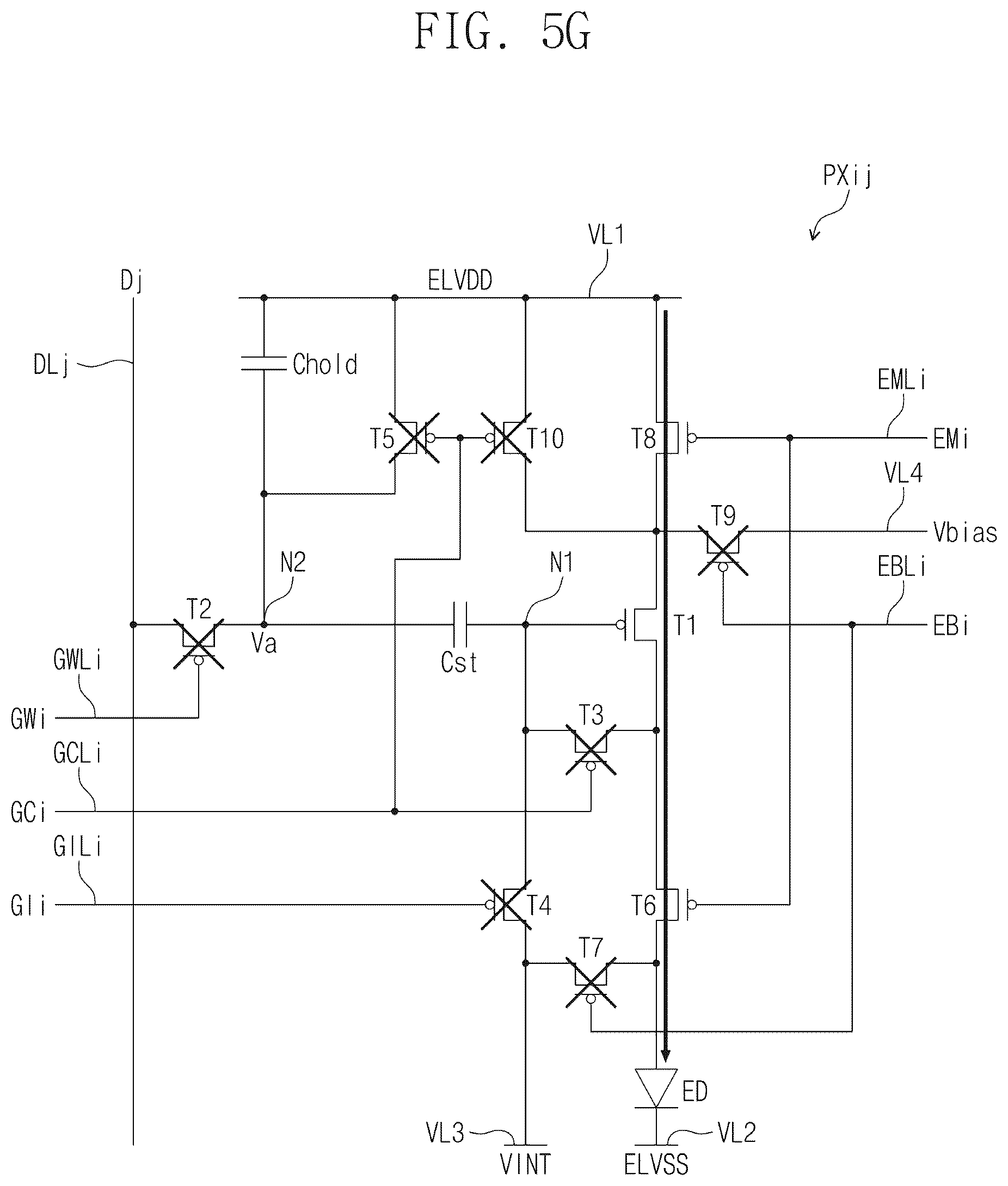 Patent US12322328 Figure 13 – Pixel and display device capable of operating at high operating frequency