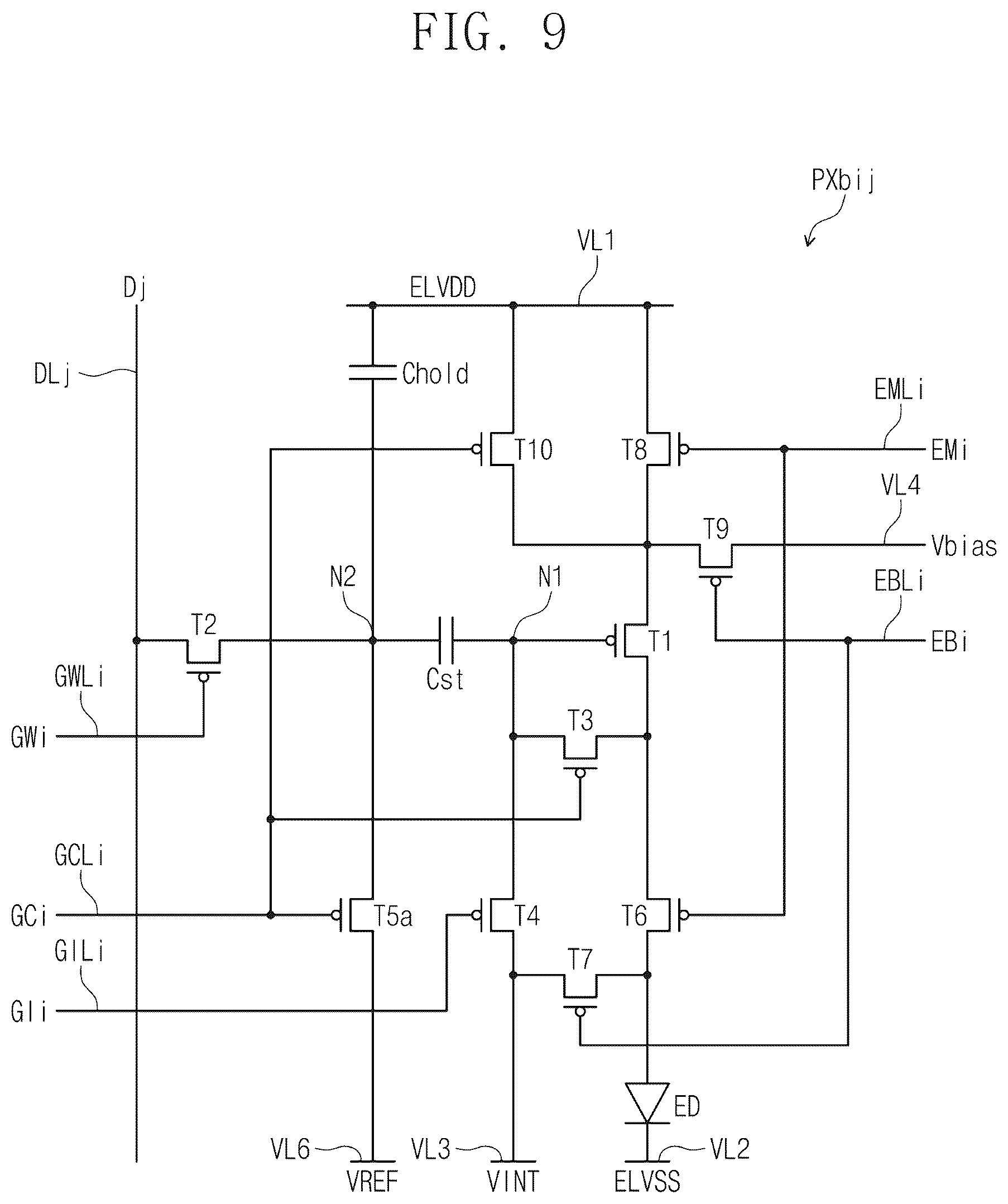 Patent US12322328 Figure 18 – Pixel and display device capable of operating at high operating frequency