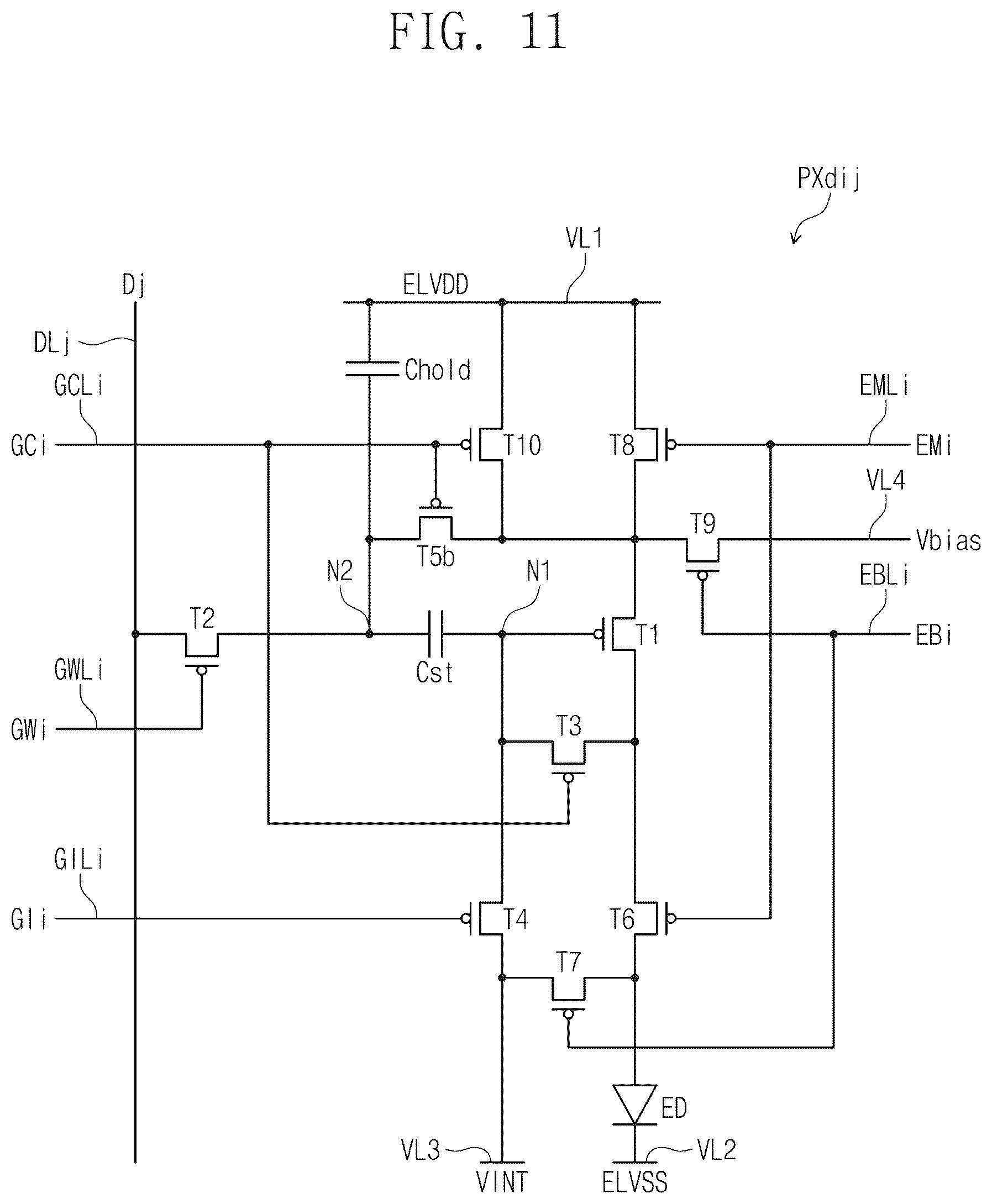 Patent US12322328 Figure 20 – Pixel and display device capable of operating at high operating frequency