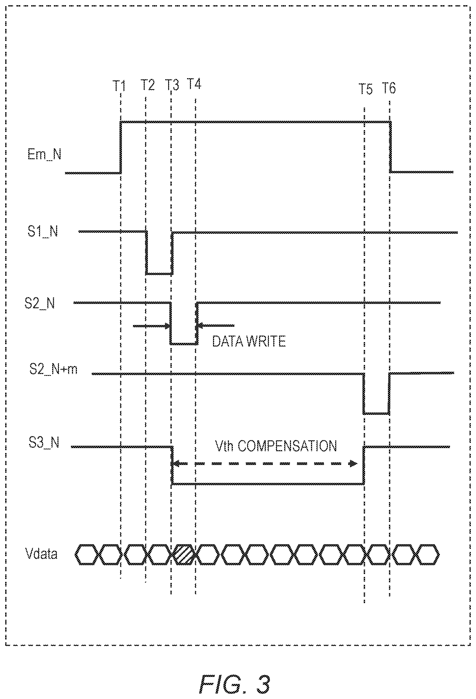 Patent US12322332 Figure 3 – Pixel circuit configured to control light-emitting element