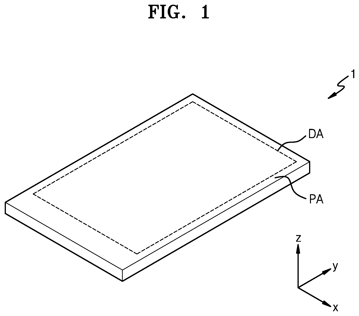 Patent US12322333 Figure 1 – Display device