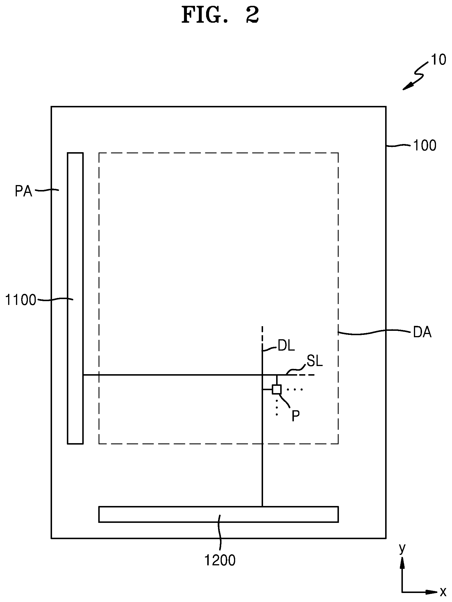Patent US12322333 Figure 2 – Display device