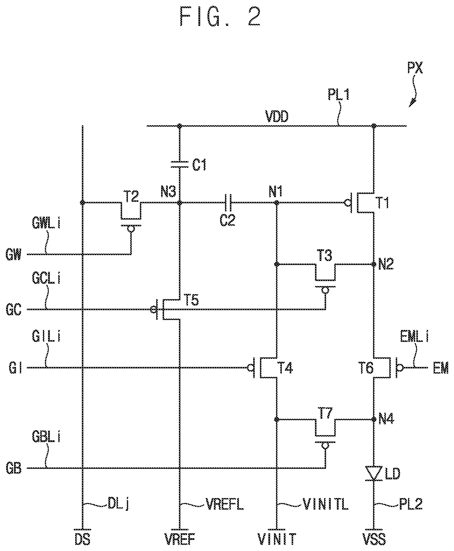 Patent US12322334 Figure 2 – Display device