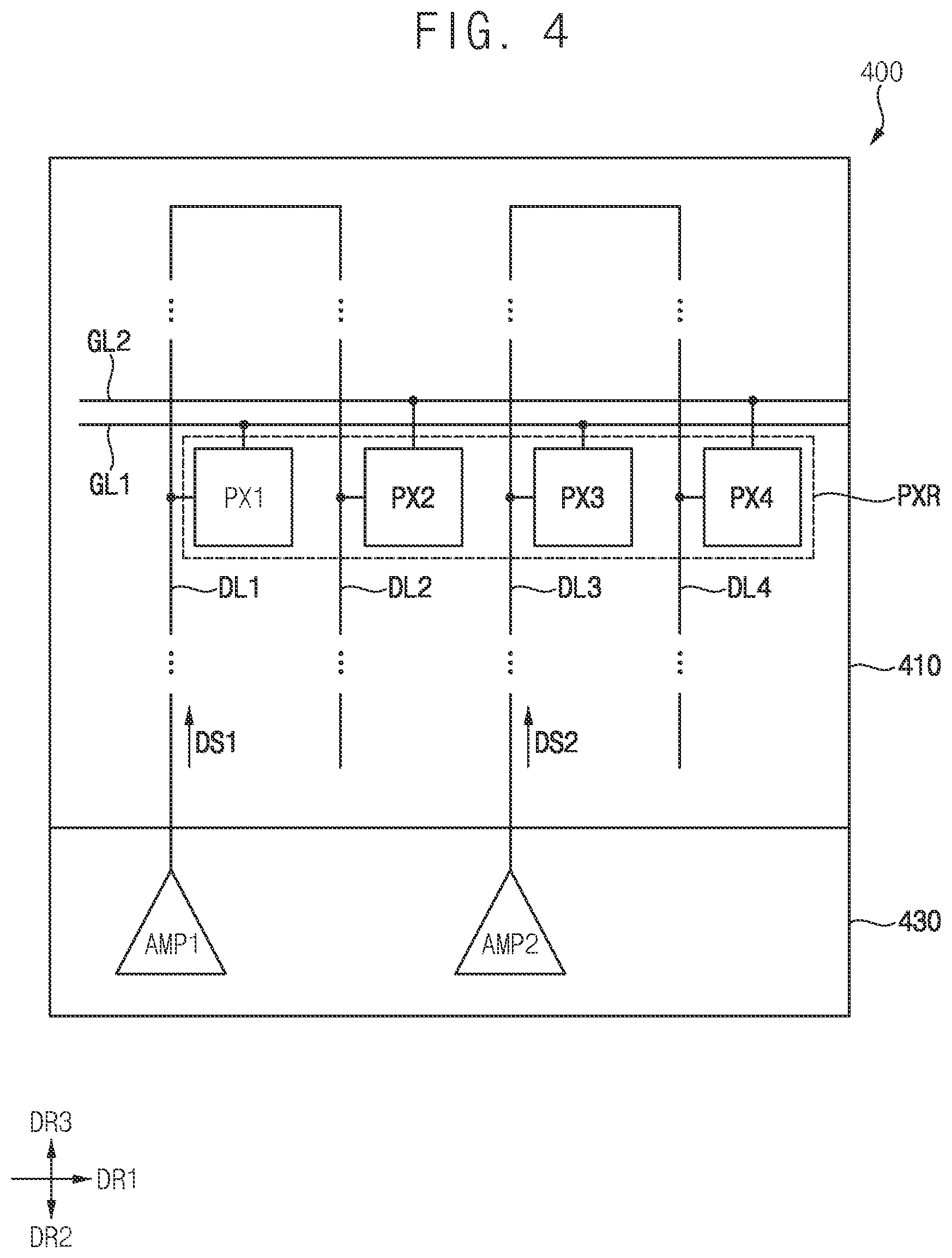 Patent US12322334 Figure 4 – Display device