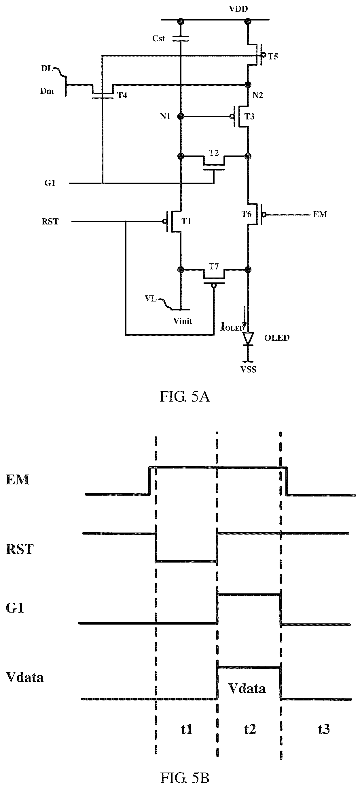 Patent US12322335 Figure 5 – Pixel circuit and driving method therefor, and display panel