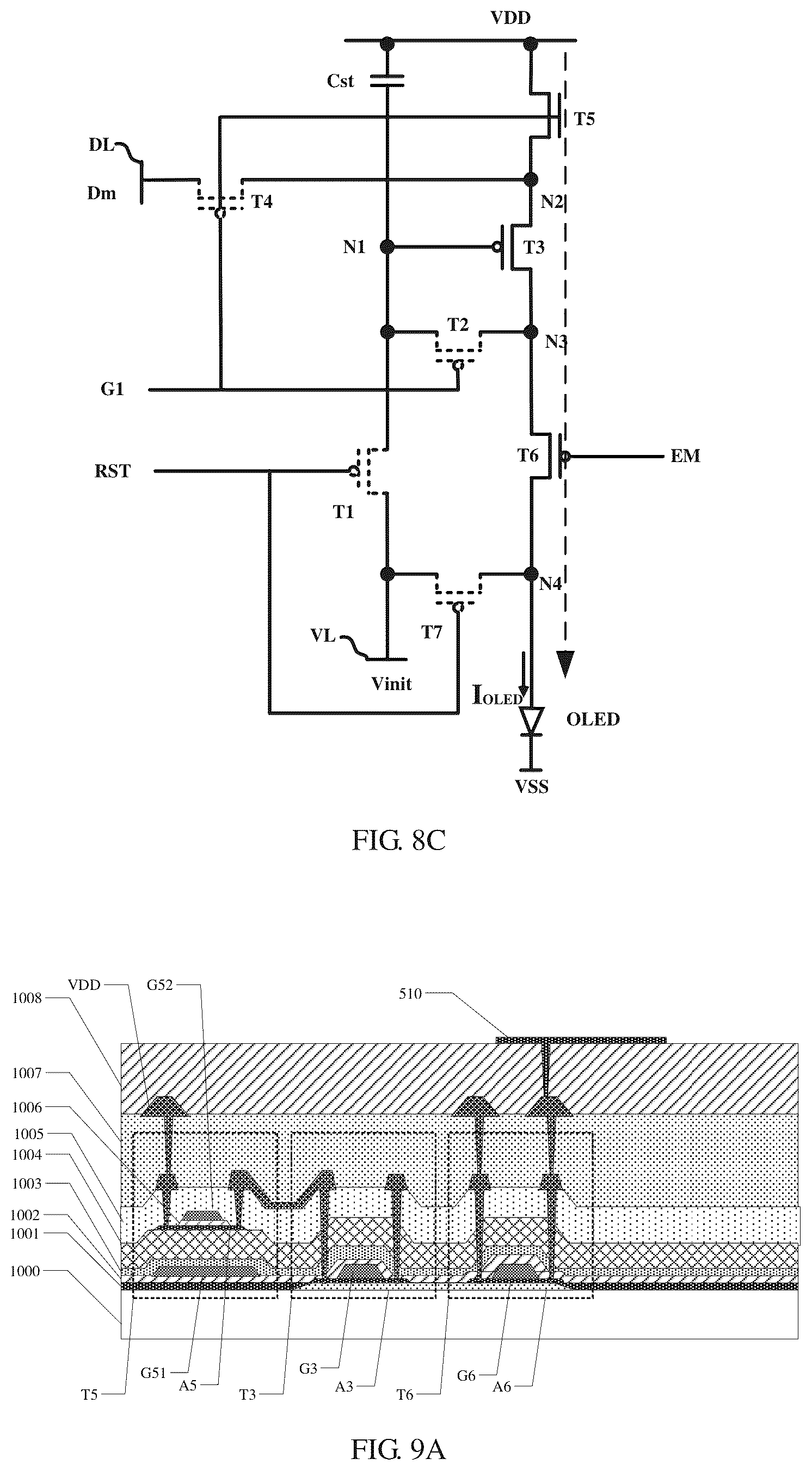 Patent US12322335 Figure 10 – Pixel circuit and driving method therefor, and display panel